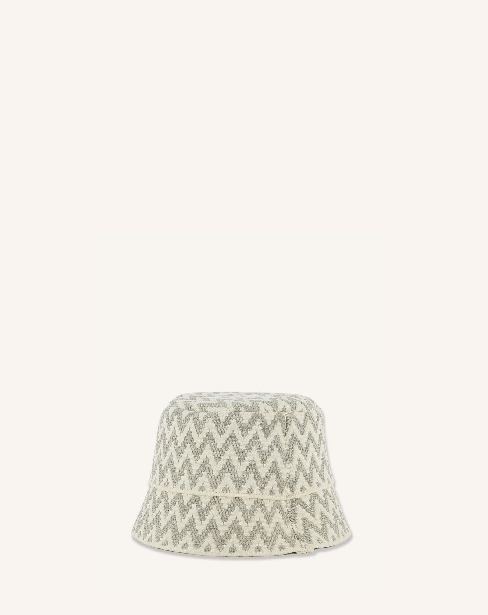 LANVIN BUCKET HAT IN KNIT WITH CURB MOTIF - Image 2