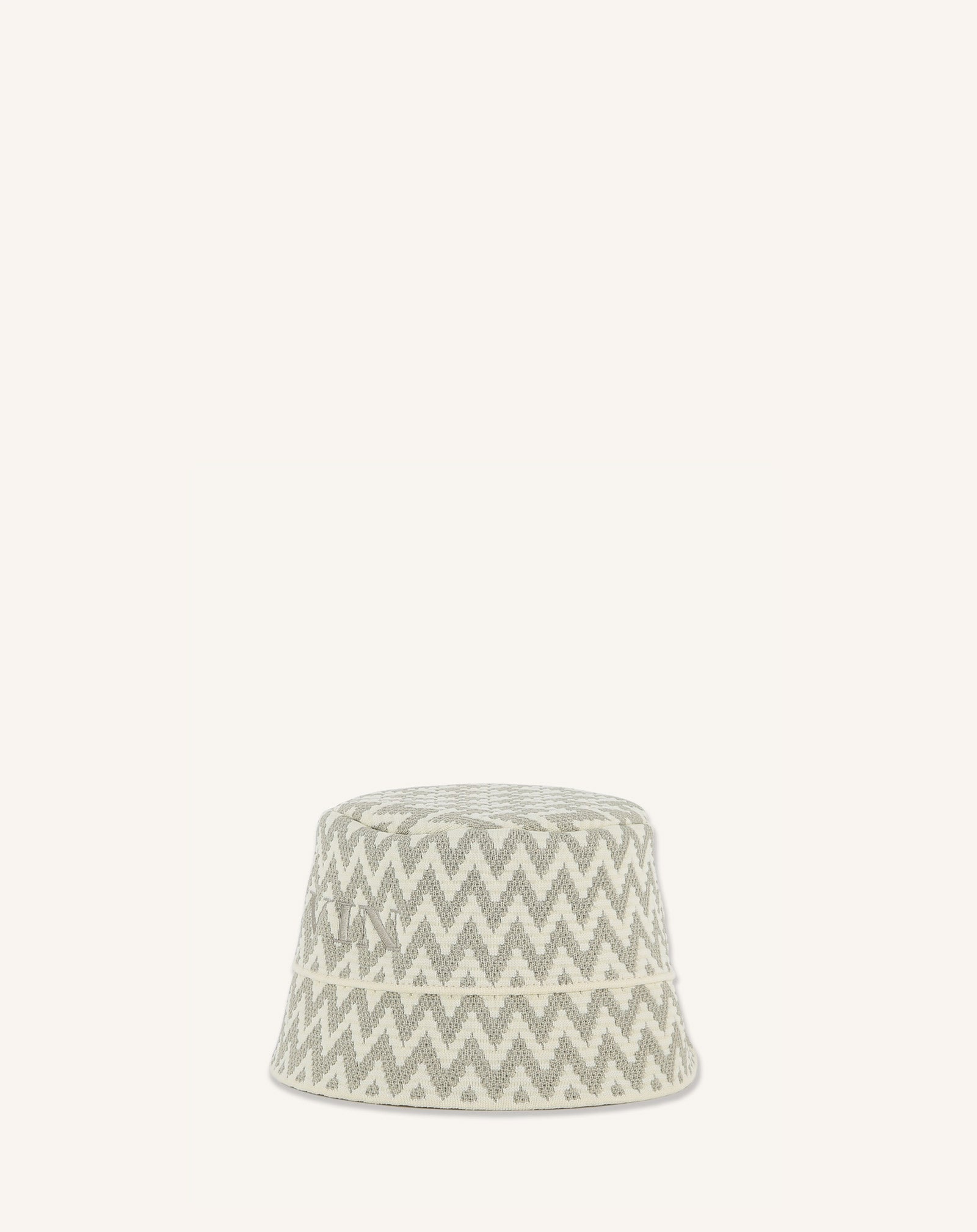 LANVIN BUCKET HAT IN KNIT WITH CURB MOTIF - Image 3