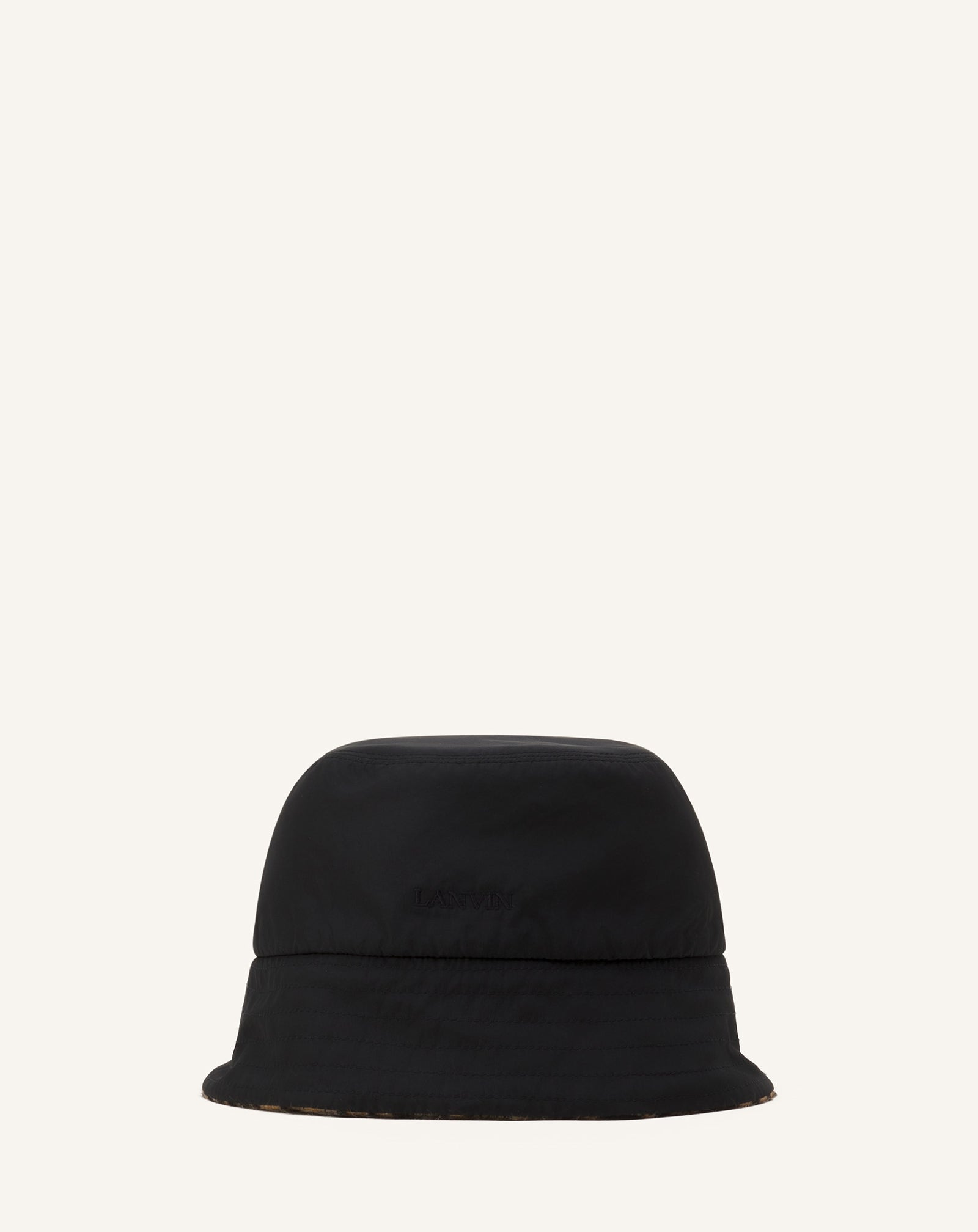LEOPARD PRINT REVERSIBLE BUCKET HAT - Image 6