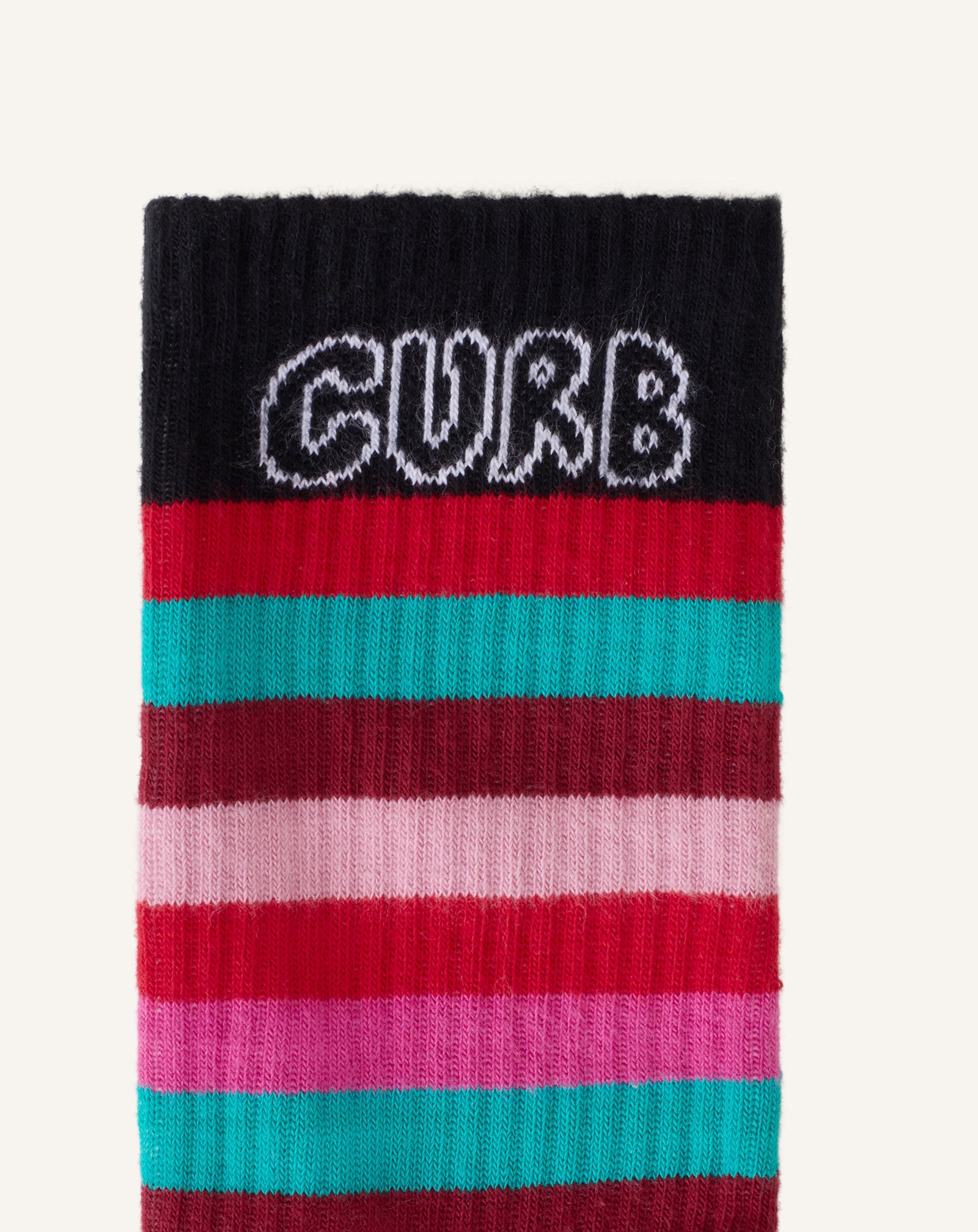 CURB STRIPED COTTON SOCKS - Image 2