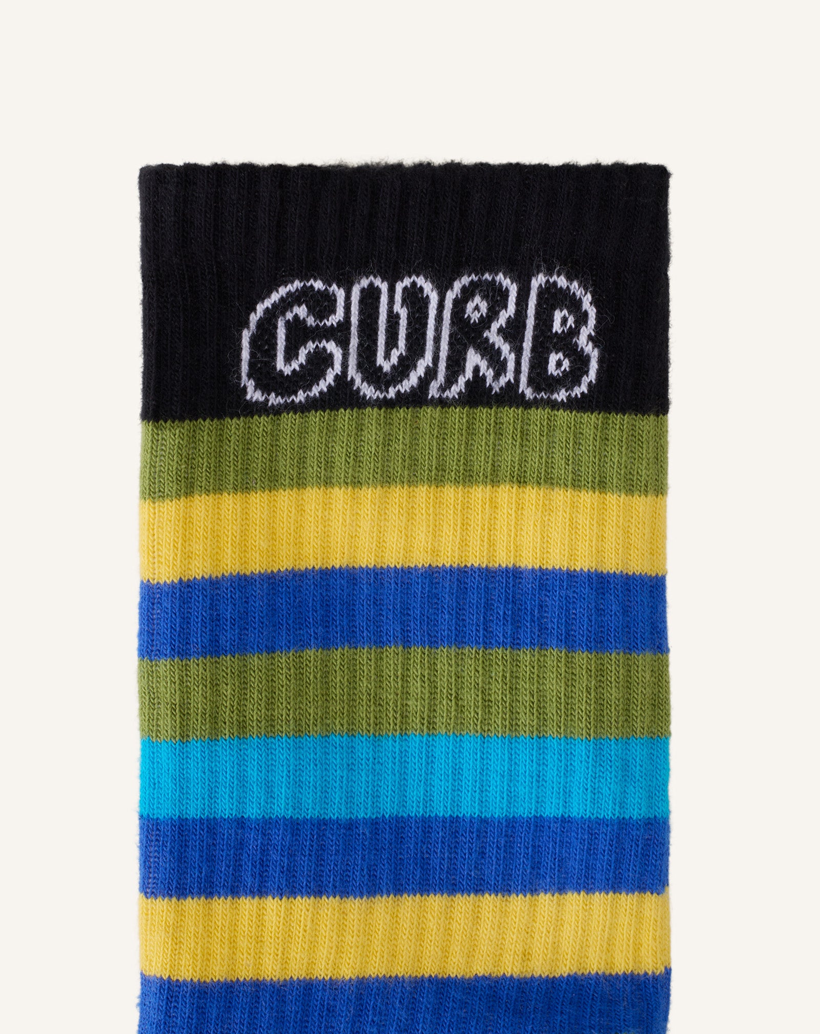CURB STRIPED COTTON SOCKS - Image 2