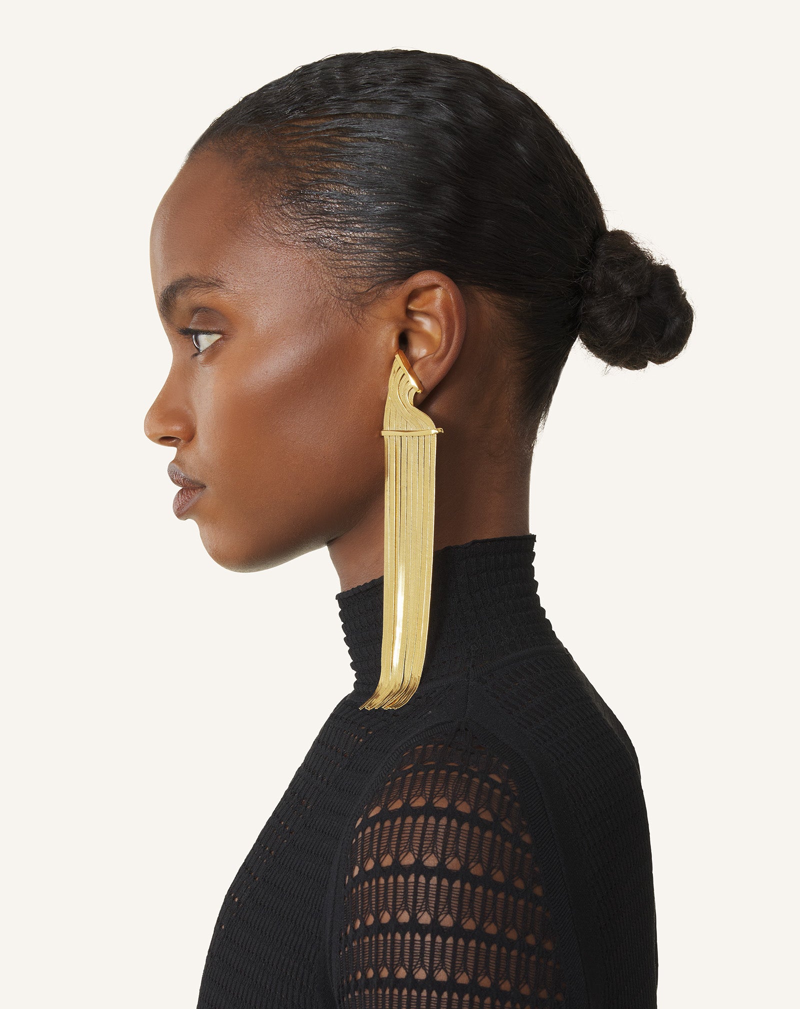 LANVIN CHAIN EARRINGS - Image 4