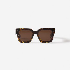 LUNETTES MAXI RECTANGLE LANVIN SIGNATURE