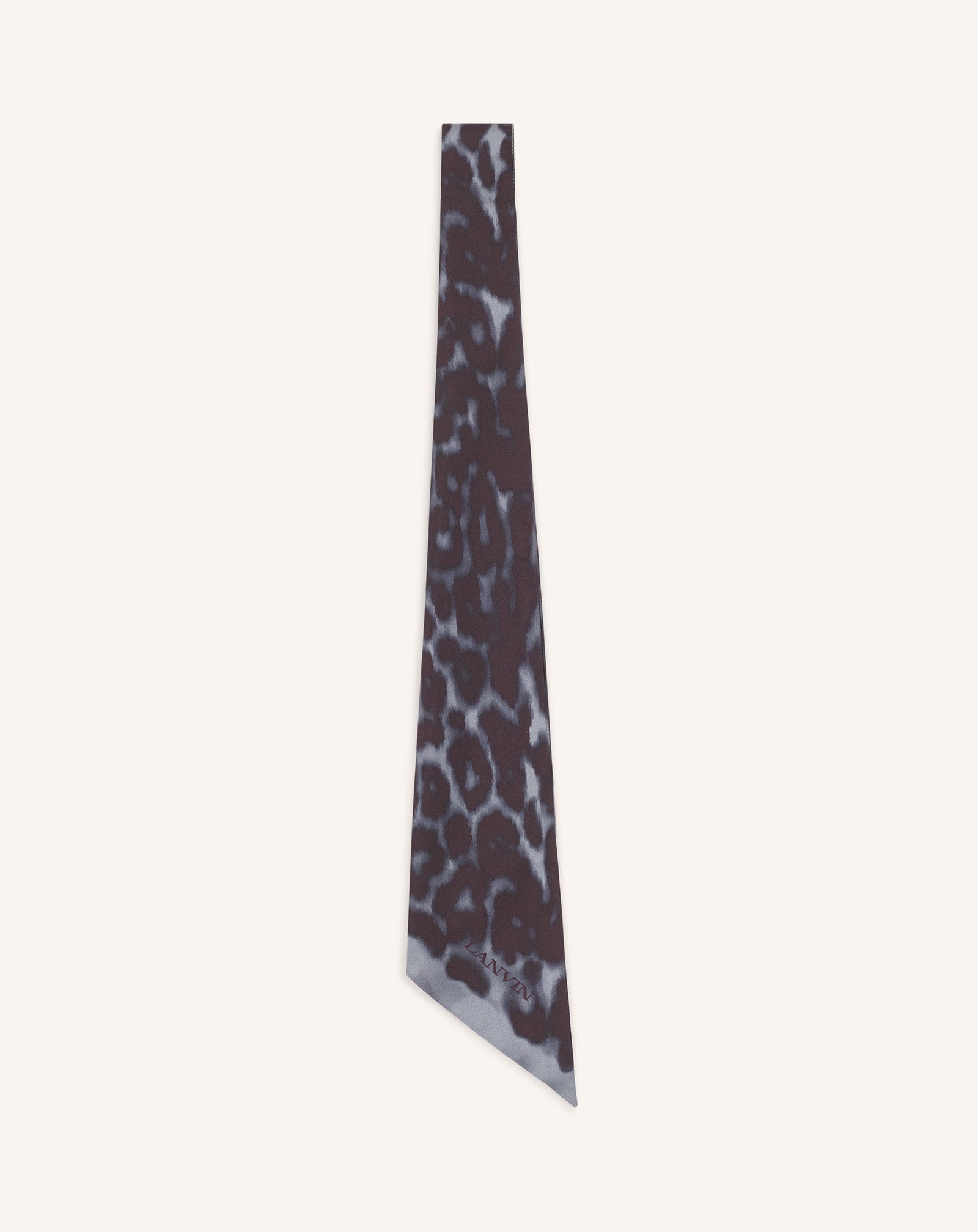 LEOPARD PRINT SILK TWILLY