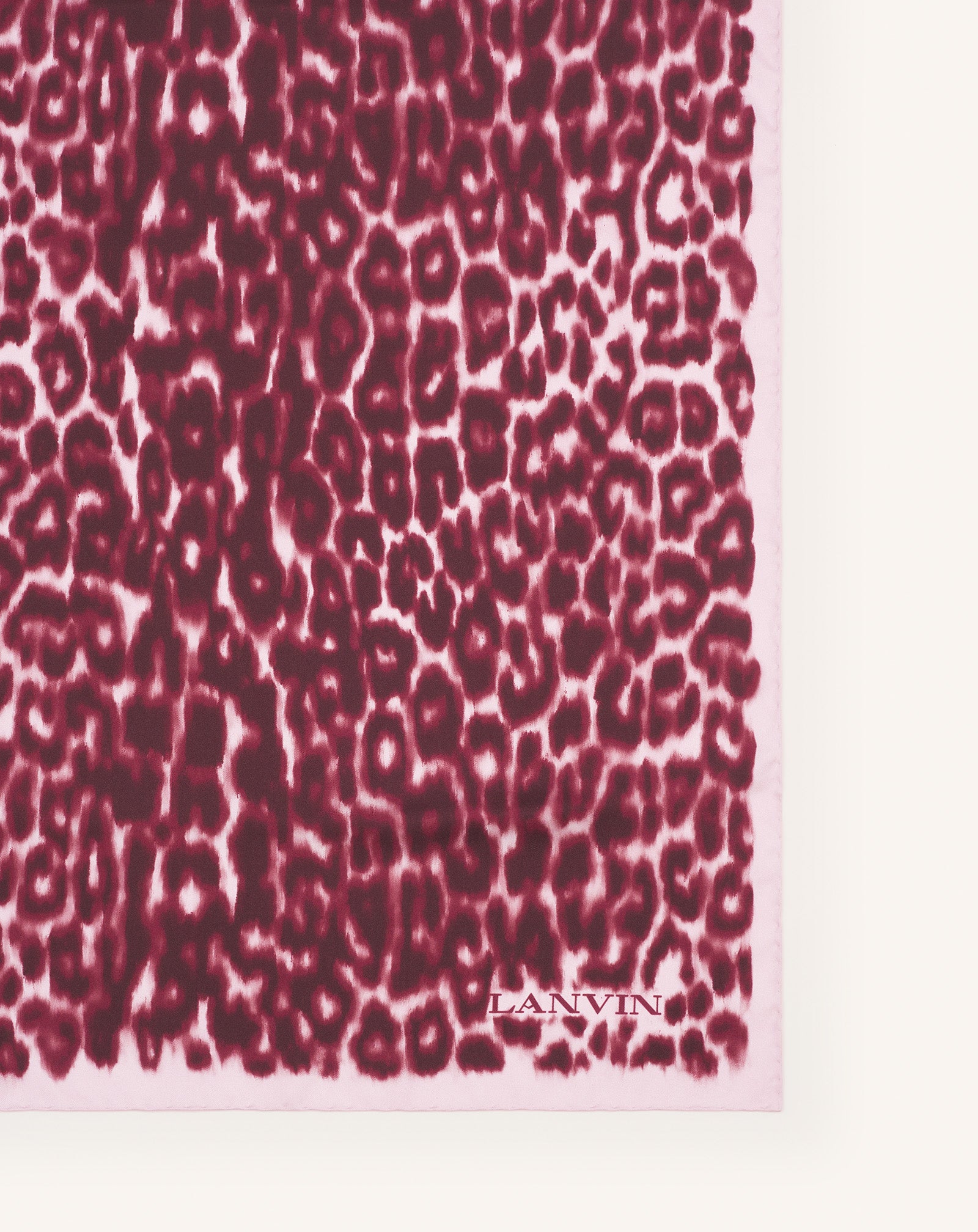 LEOPARD PRINT SILK SCARF - Image 3