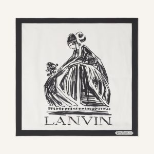 MOTHER & CHILD PRINTED SILK SCARF