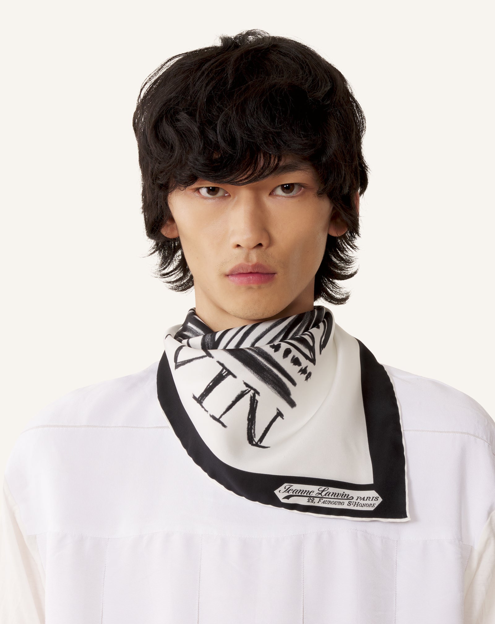 MOTHER & CHILD PRINTED SILK SCARF - Image 4
