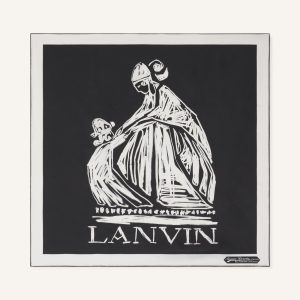MOTHER & CHILD PRINTED SILK SCARF