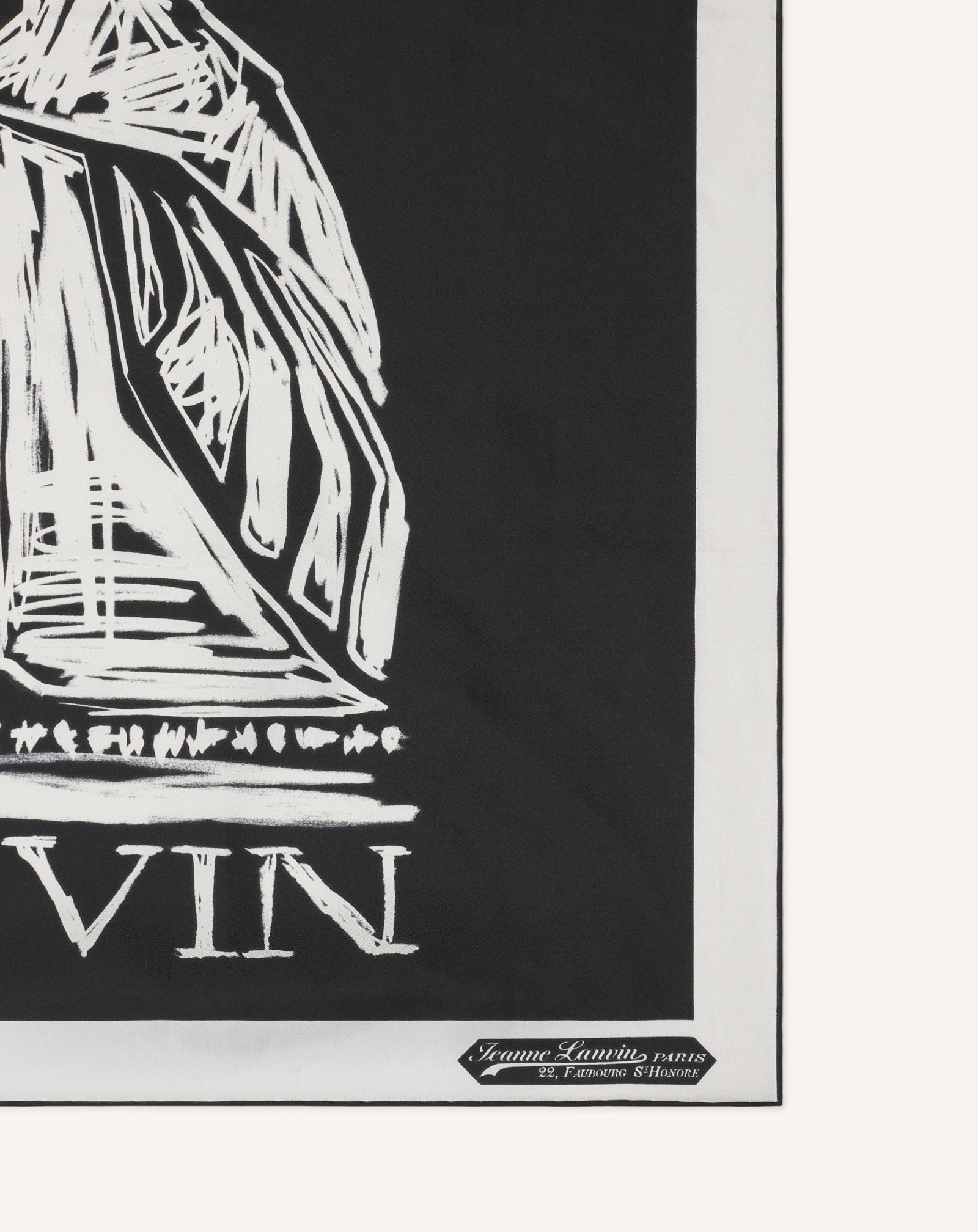 MOTHER & CHILD PRINTED SILK SCARF - Image 3