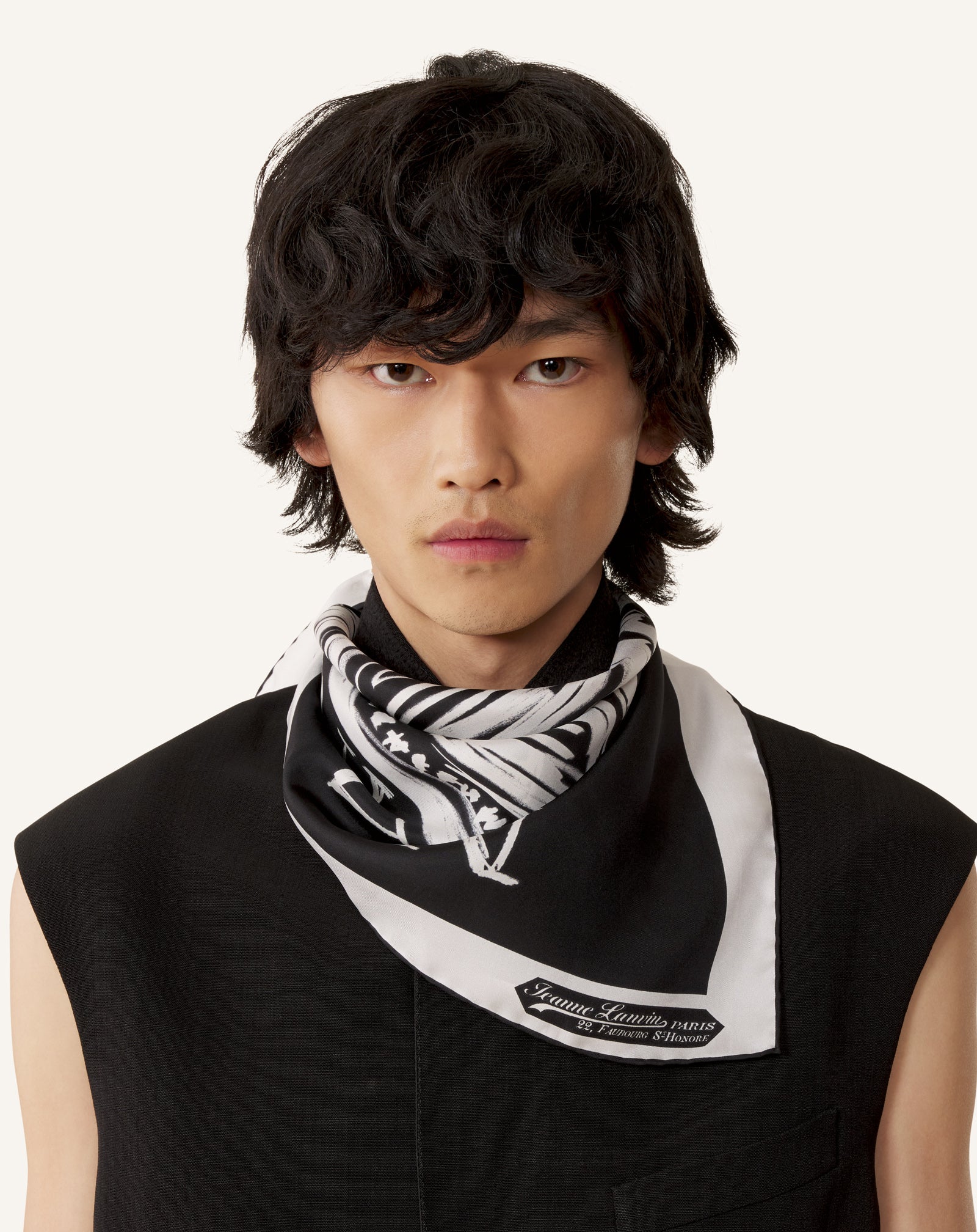 MOTHER & CHILD PRINTED SILK SCARF - Image 2
