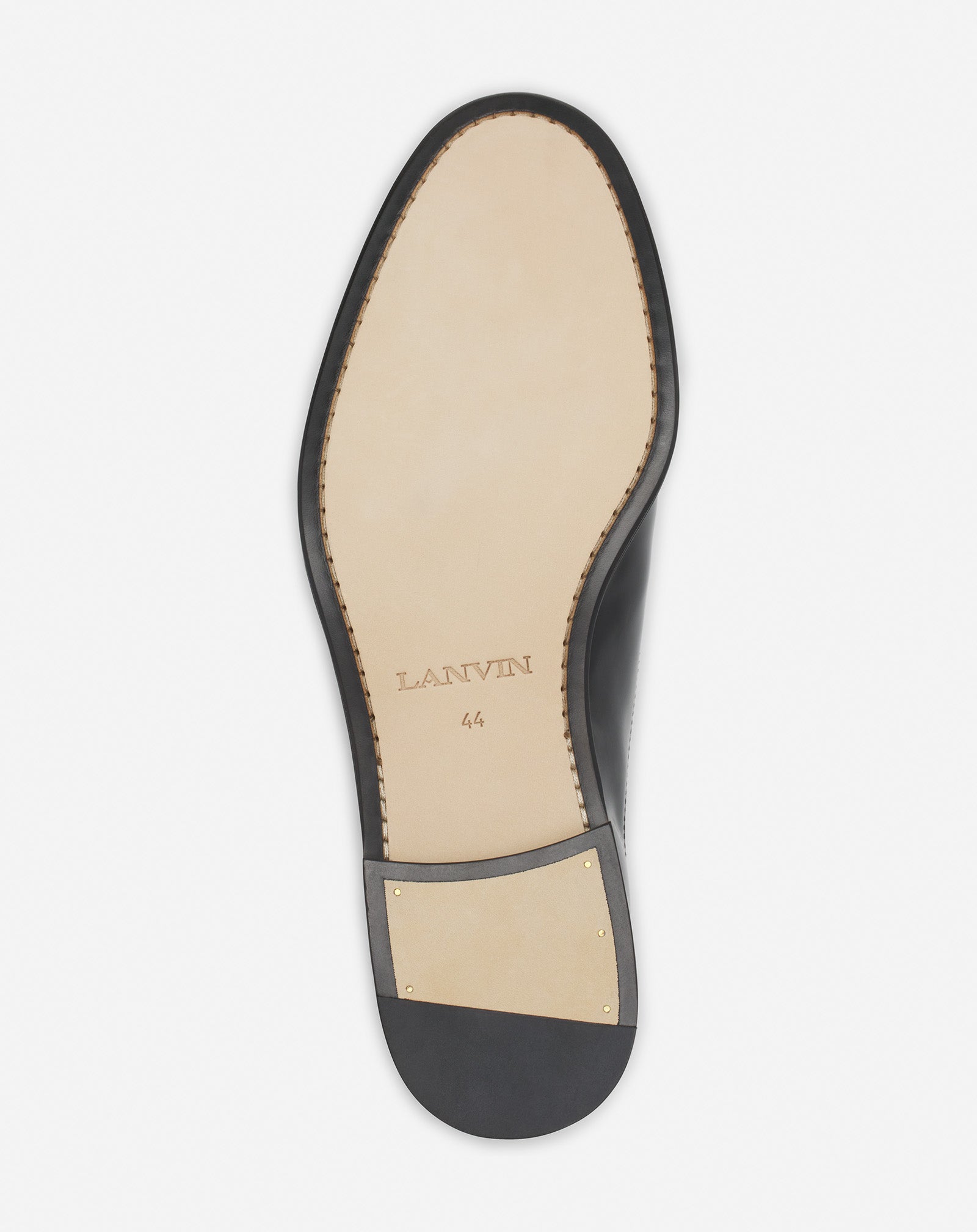 LANVIN SIGNATURE LEATHER OXFORD SHOES - Image 7