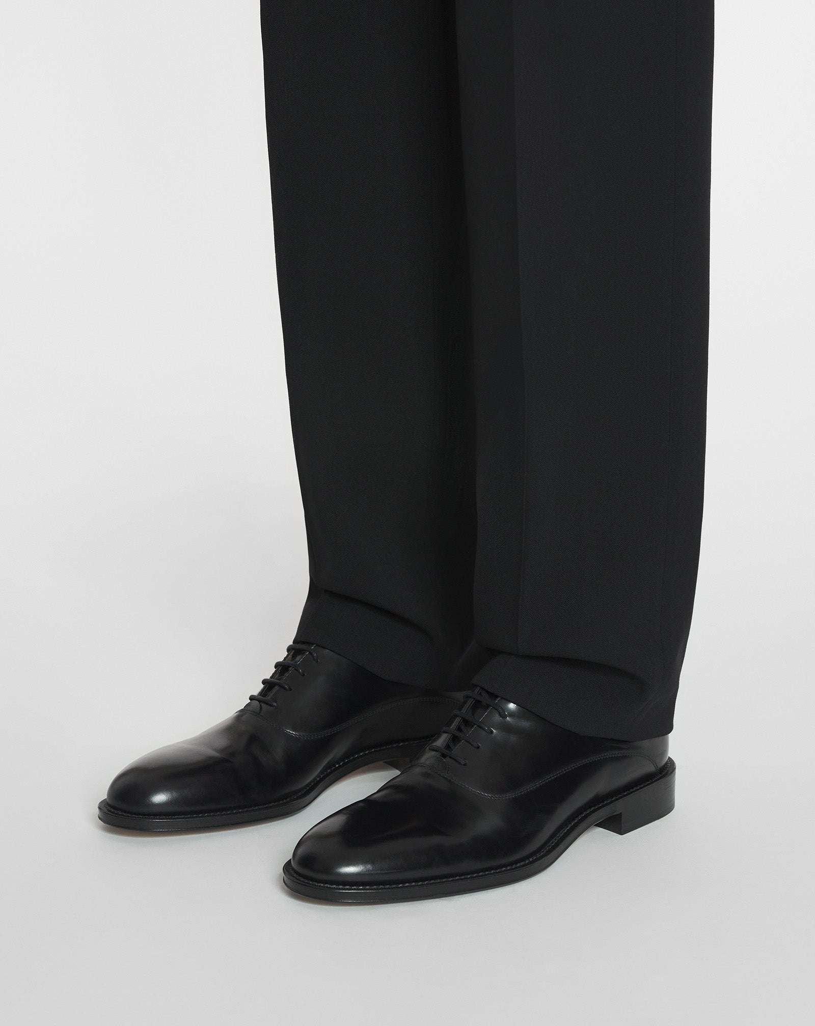 LANVIN SIGNATURE LEATHER OXFORD SHOES - Image 8