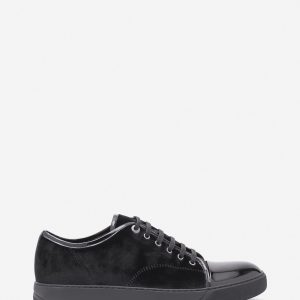DBB1 SNEAKERS IN VELVET AND PATENT LEATHER