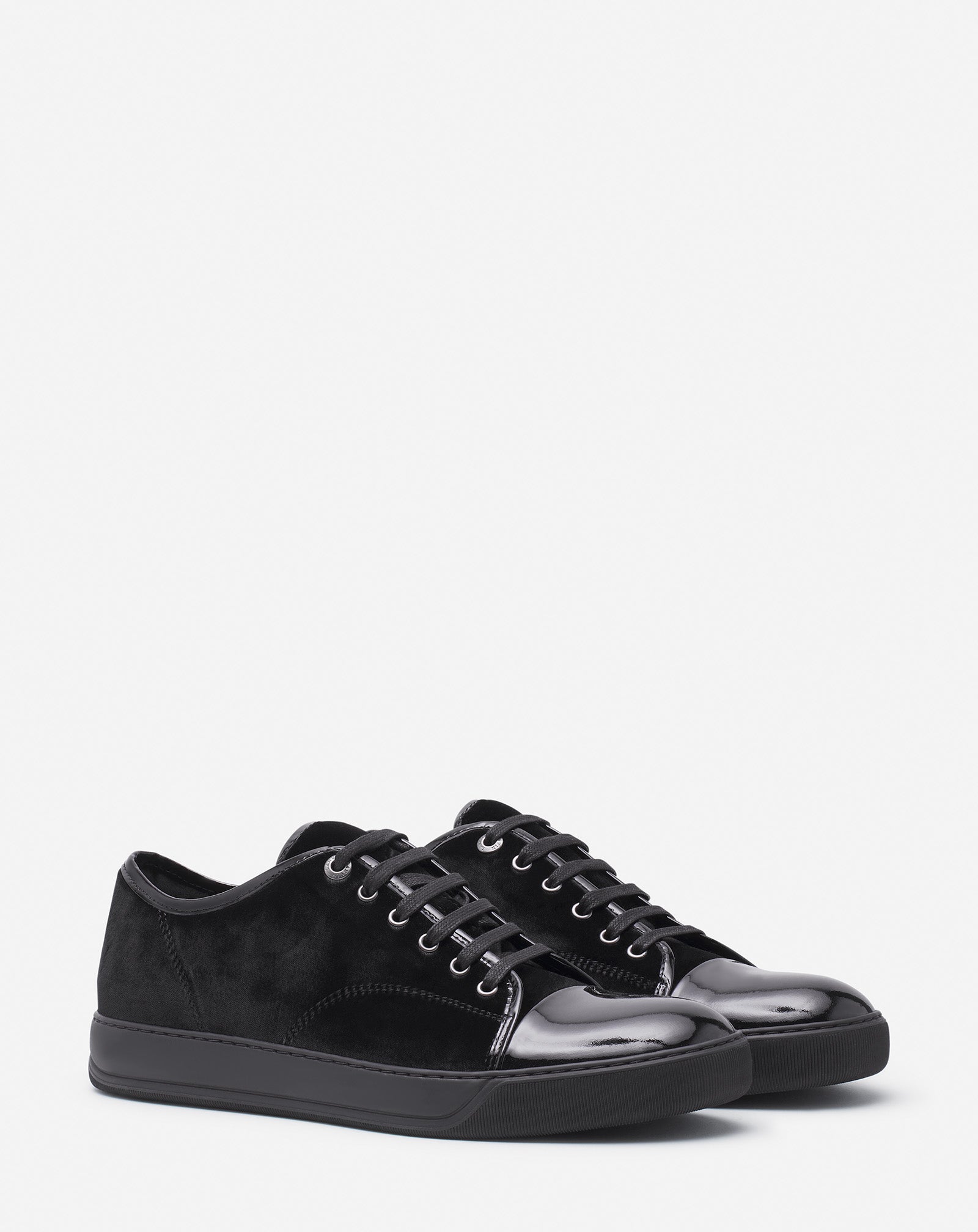 DBB1 SNEAKERS IN VELVET AND PATENT LEATHER - Image 2