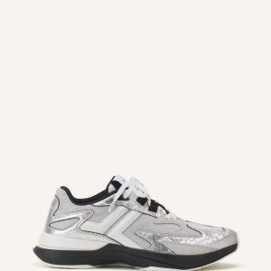 JLA SNEAKERS IN CRINKLED METALLIC LEATHER