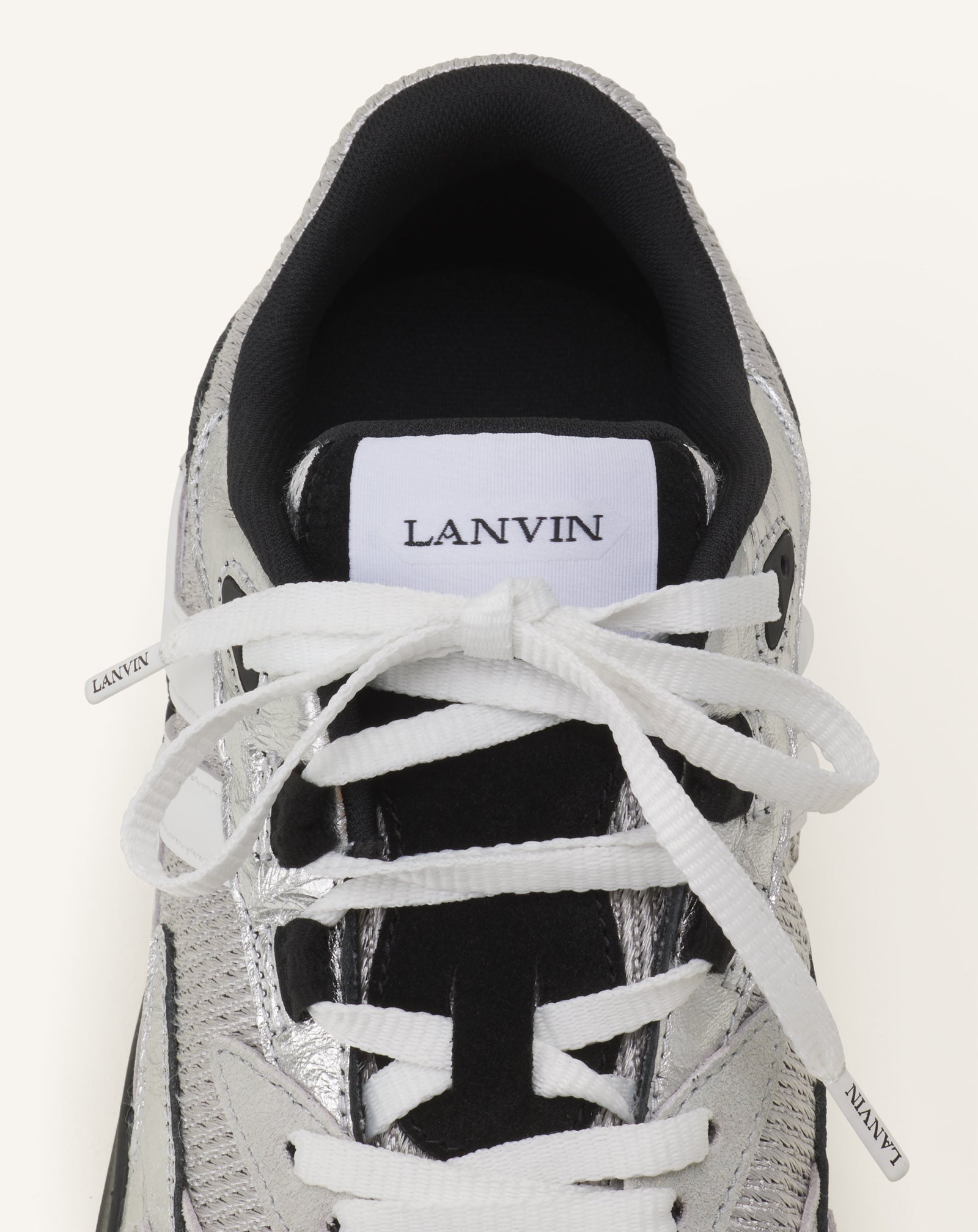 JLA SNEAKERS IN CRINKLED METALLIC LEATHER - Image 5