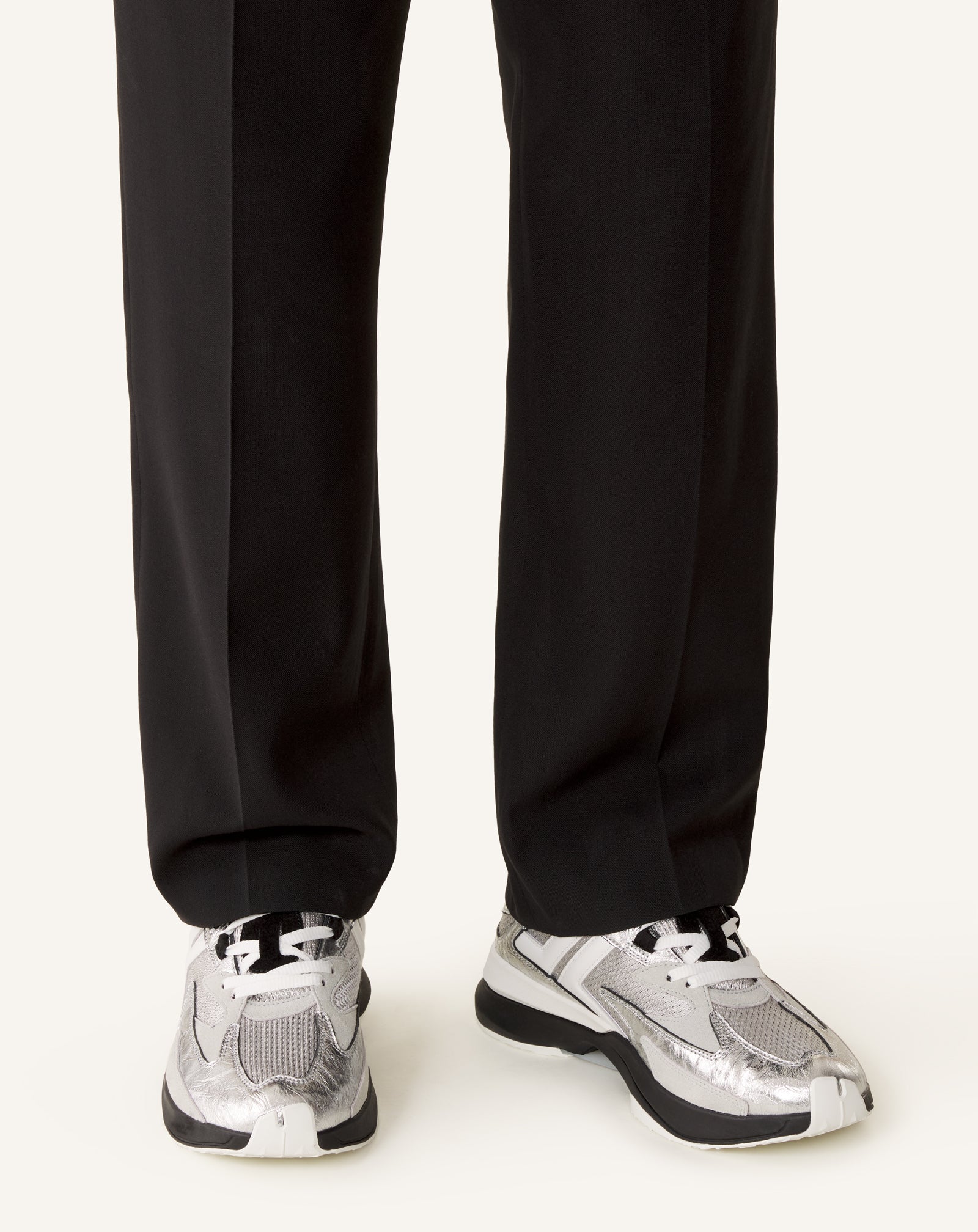 JLA SNEAKERS IN CRINKLED METALLIC LEATHER - Image 7