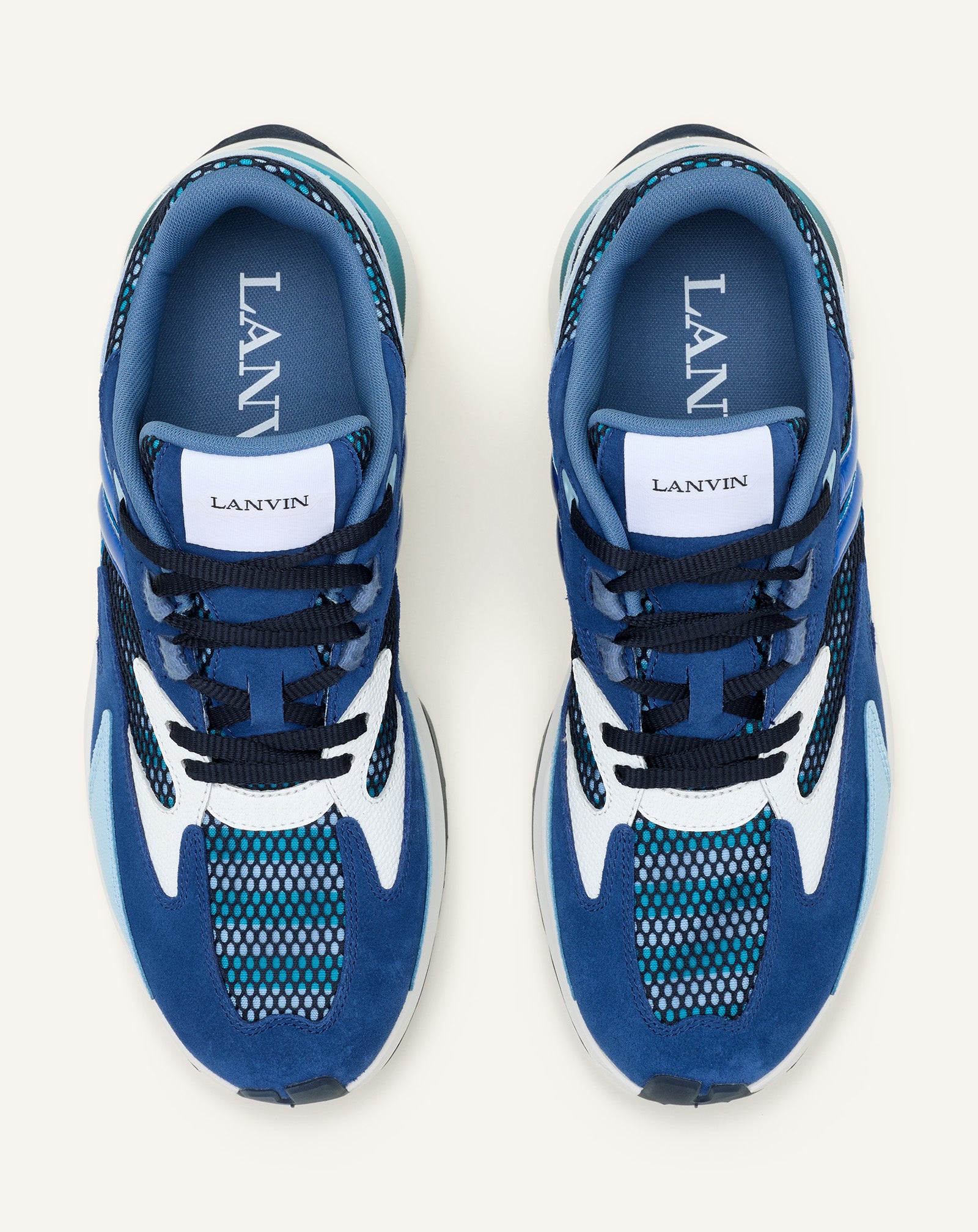 JLA SNEAKERS IN MESH AND METALLIC LEATHER - Image 4