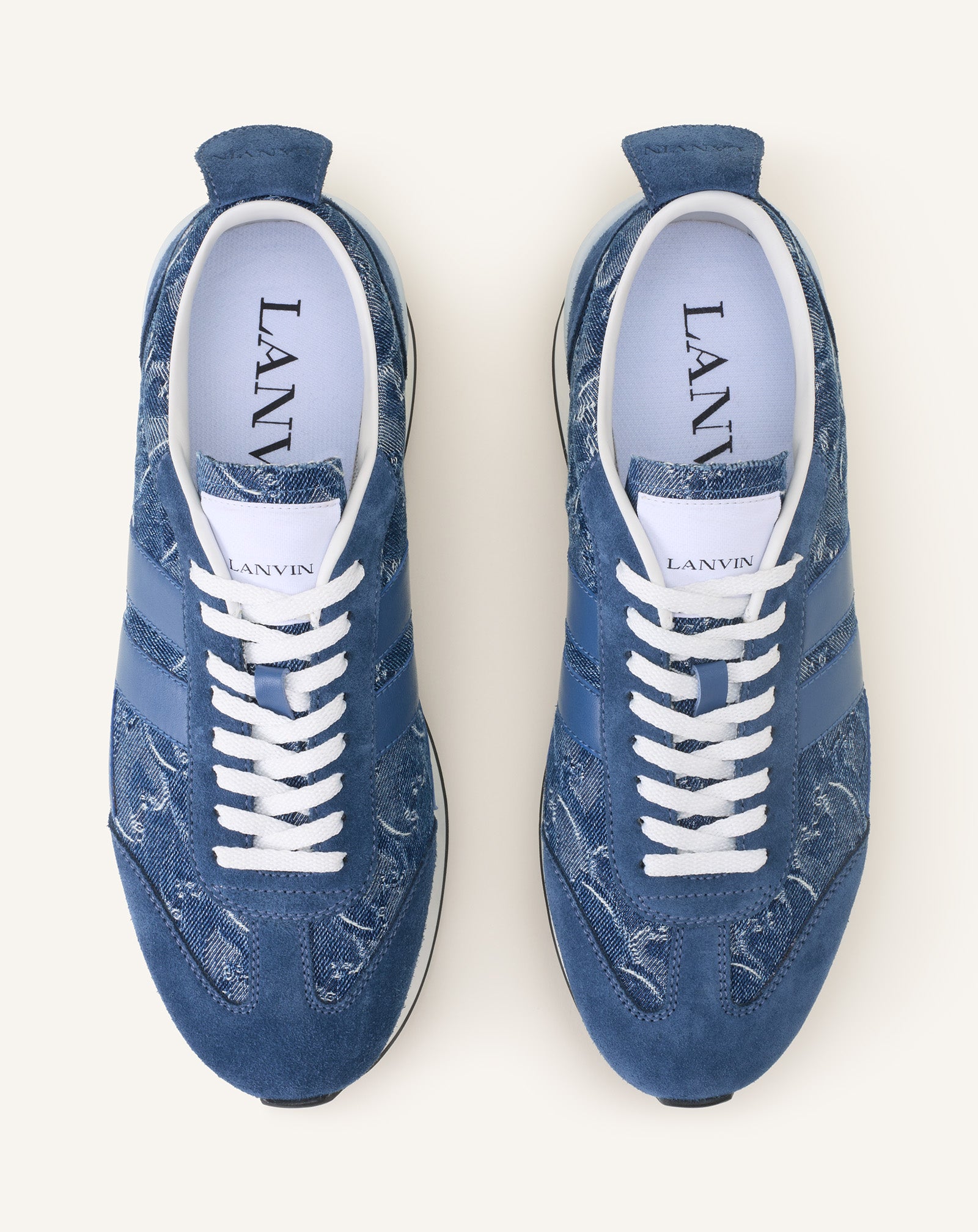 LUNAR YEAR BUMPR SNEAKERS IN DENIM - Image 4