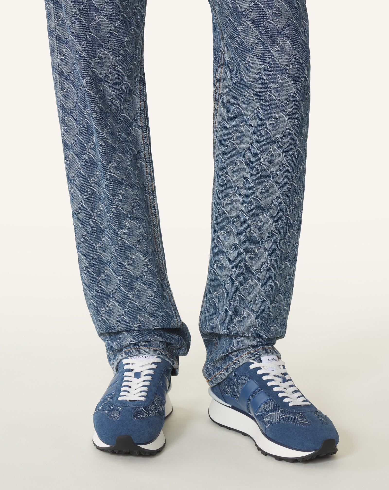 LUNAR YEAR BUMPR SNEAKERS IN DENIM - Image 7