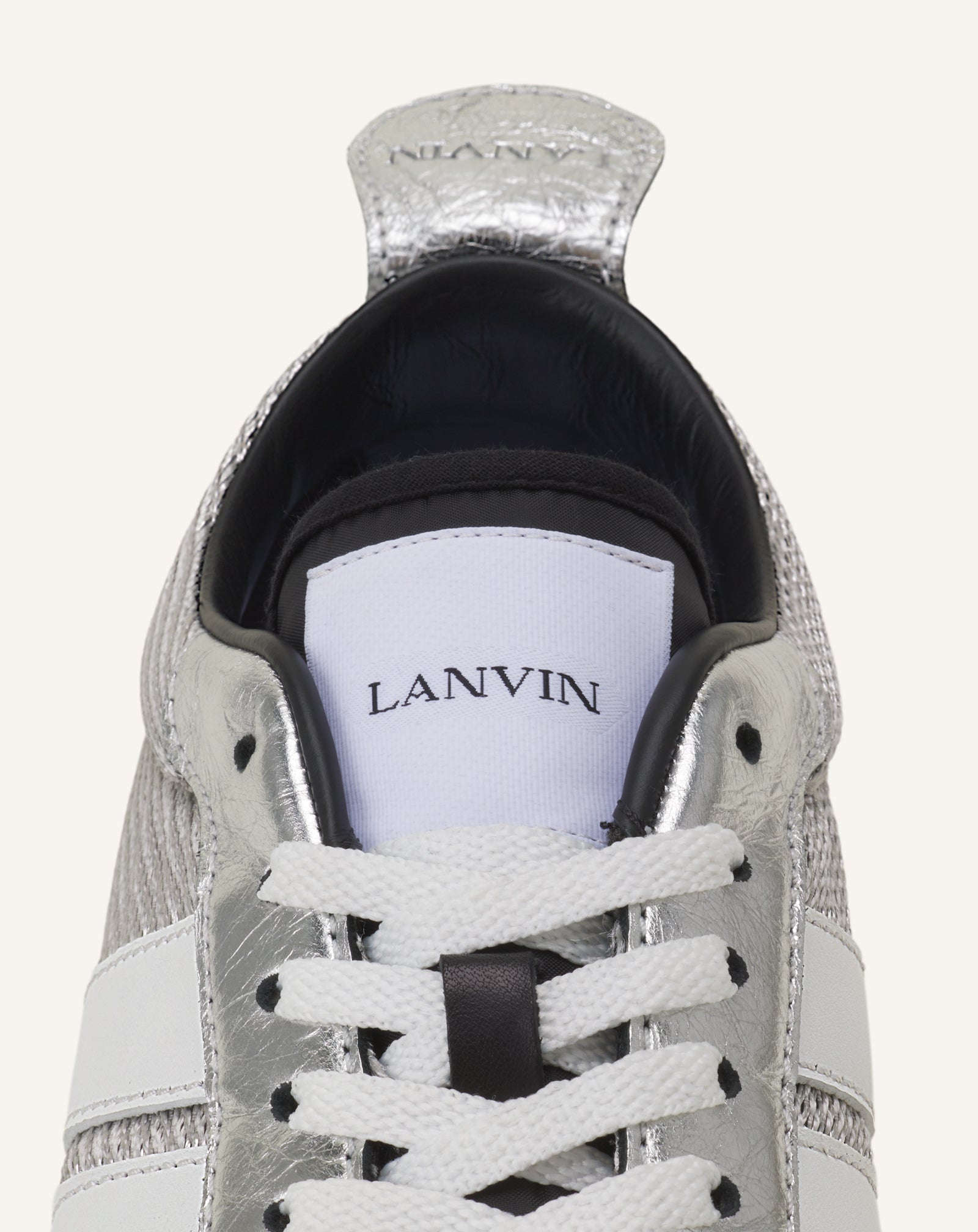 BUMPR SNEAKERS IN CRINKLED METALLIC LEATHER - Image 5