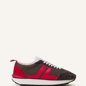 BUMPR SNEAKERS IN MESH AND BRUSHED SUEDE