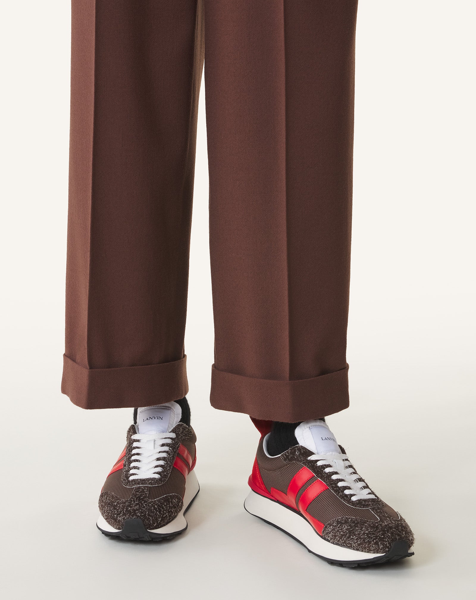 BUMPR SNEAKERS IN MESH AND BRUSHED SUEDE - Image 7