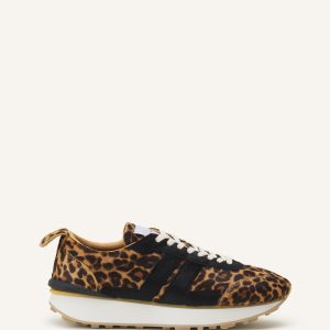 LEOPARD PRINT BUMPR SNEAKERS IN PONY
