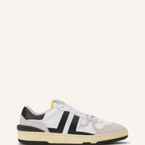 CLAY SNEAKERS IN MESH AND LEATHER