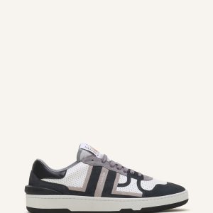 CLAY SNEAKERS IN PERFORATED LEATHER AND SUEDE