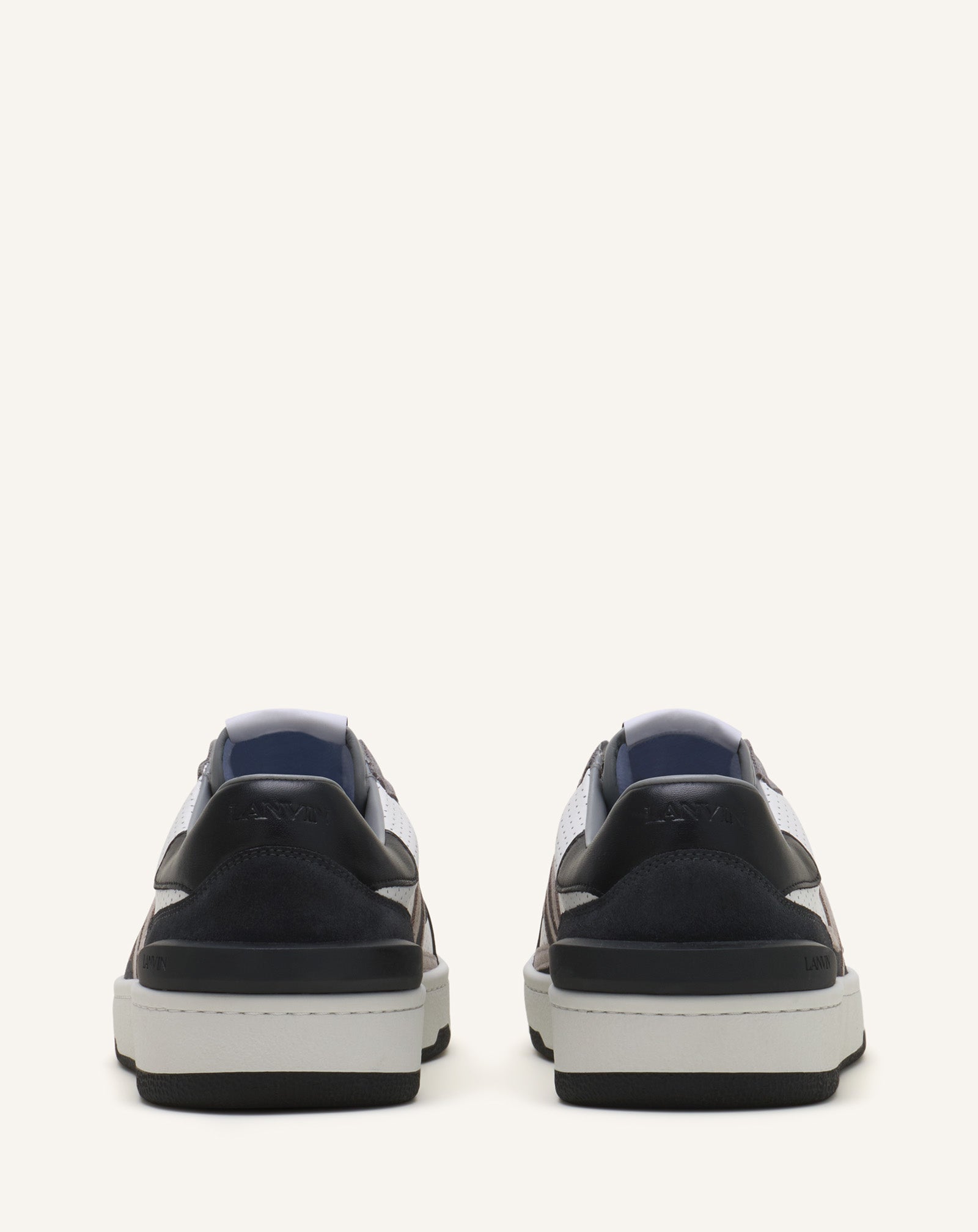 CLAY SNEAKERS IN PERFORATED LEATHER AND SUEDE - Image 3