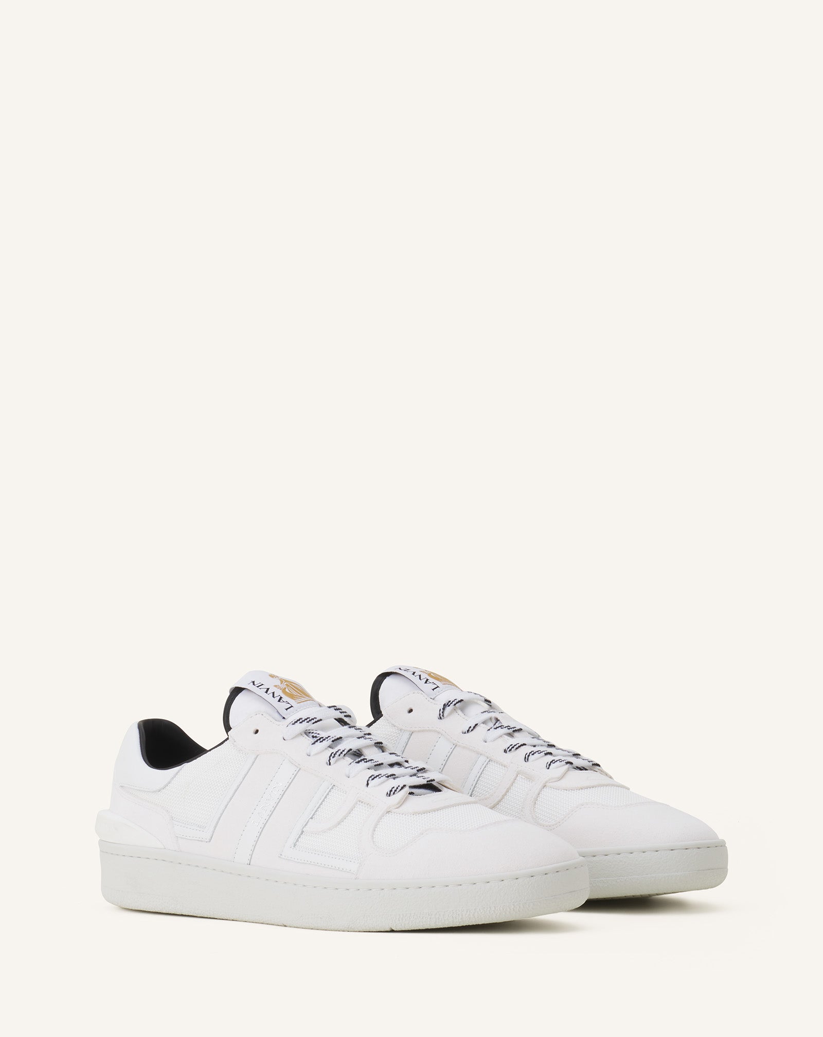 CLAY SNEAKERS IN MESH AND LEATHER - Image 2