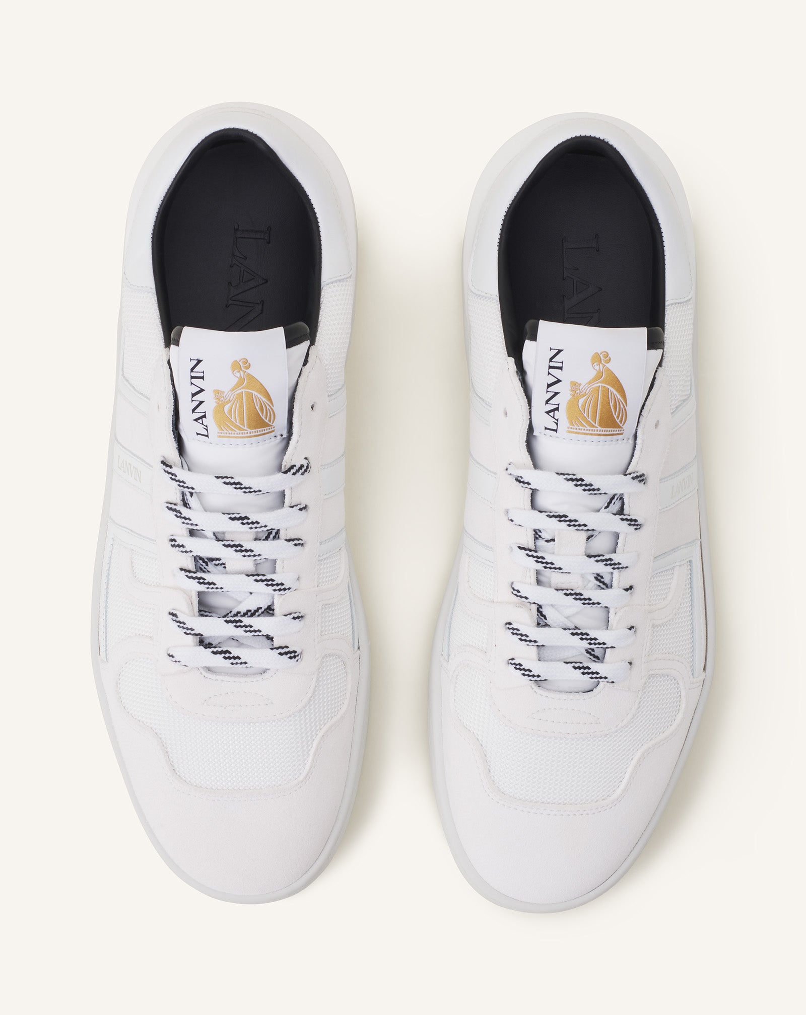 CLAY SNEAKERS IN MESH AND LEATHER - Image 4