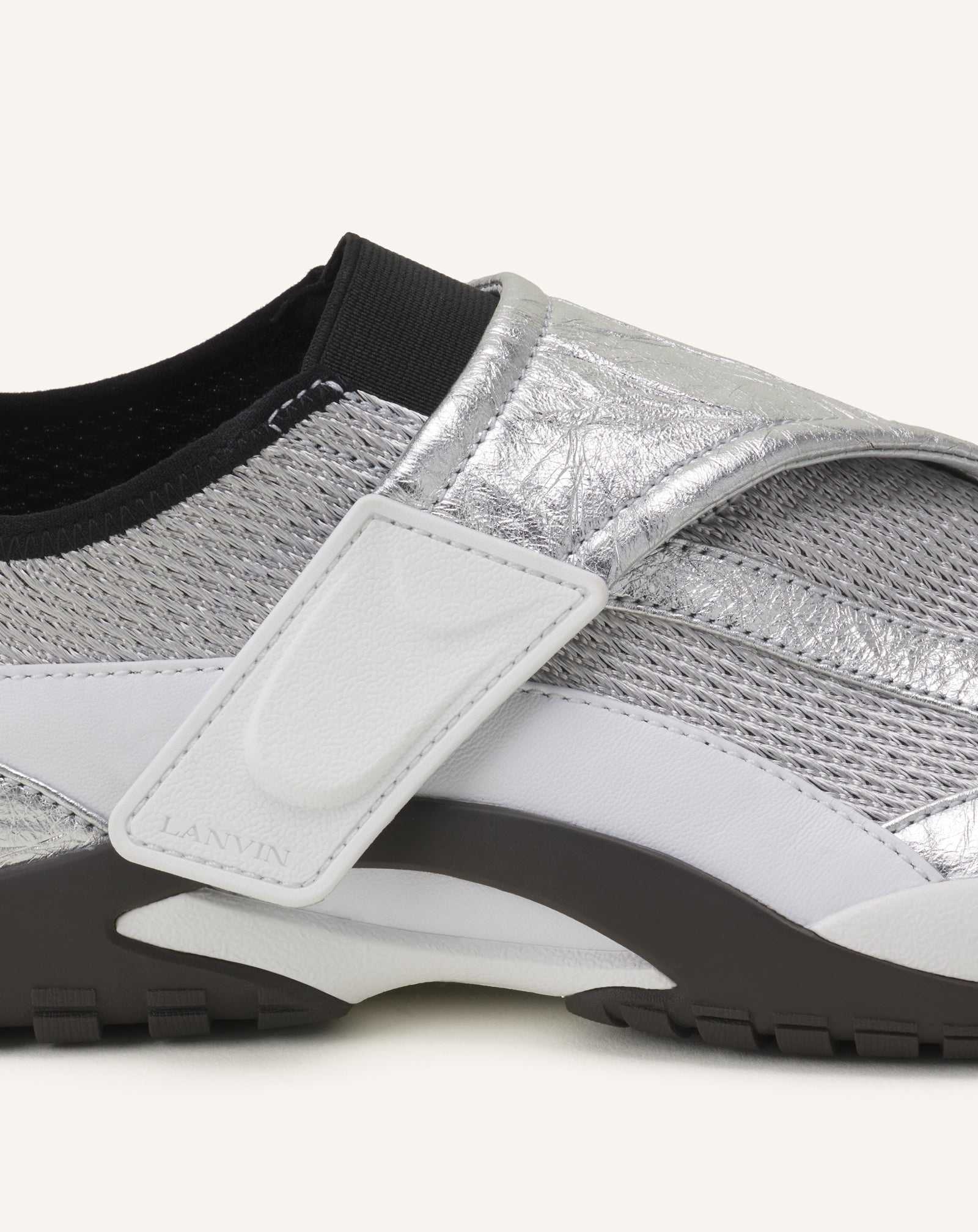 LNV1 SNEAKERS IN CRINKLED METALLIC LEATHER - Image 5