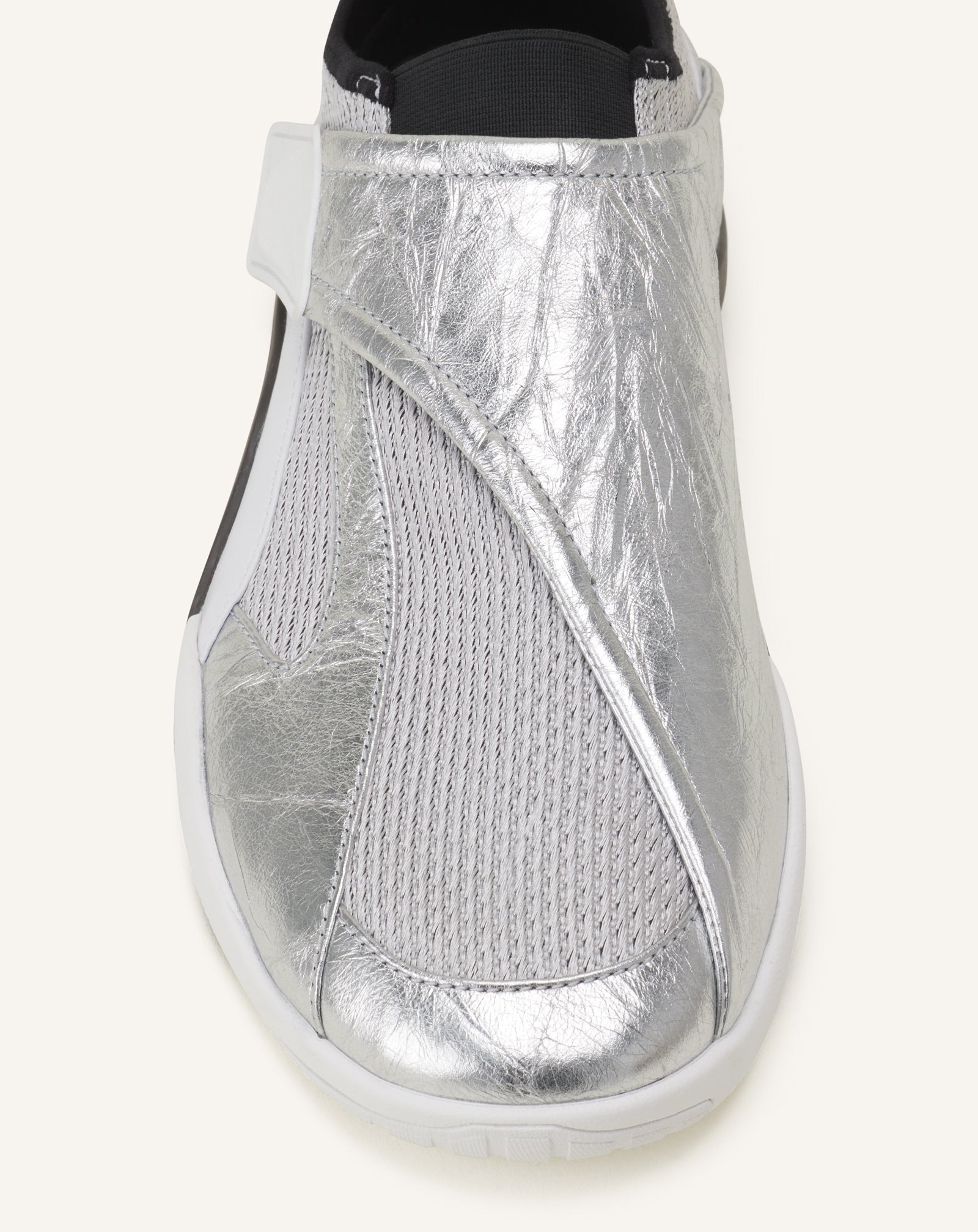 LNV1 SNEAKERS IN CRINKLED METALLIC LEATHER - Image 7