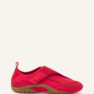 LNV1 SNEAKERS IN KNIT AND SUEDE
