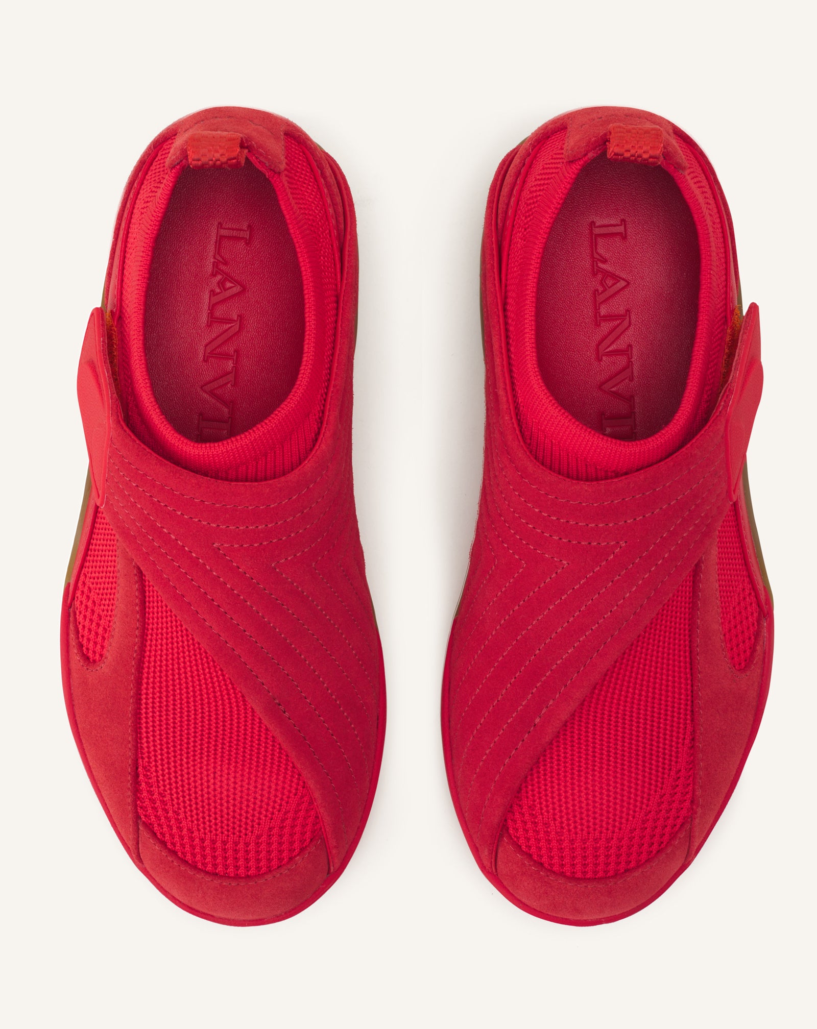 LNV1 SNEAKERS IN KNIT AND SUEDE - Image 4