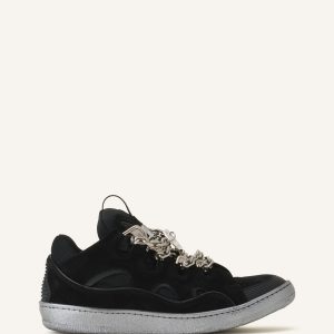 CURB SNEAKERS ID CHAIN IN SUEDE