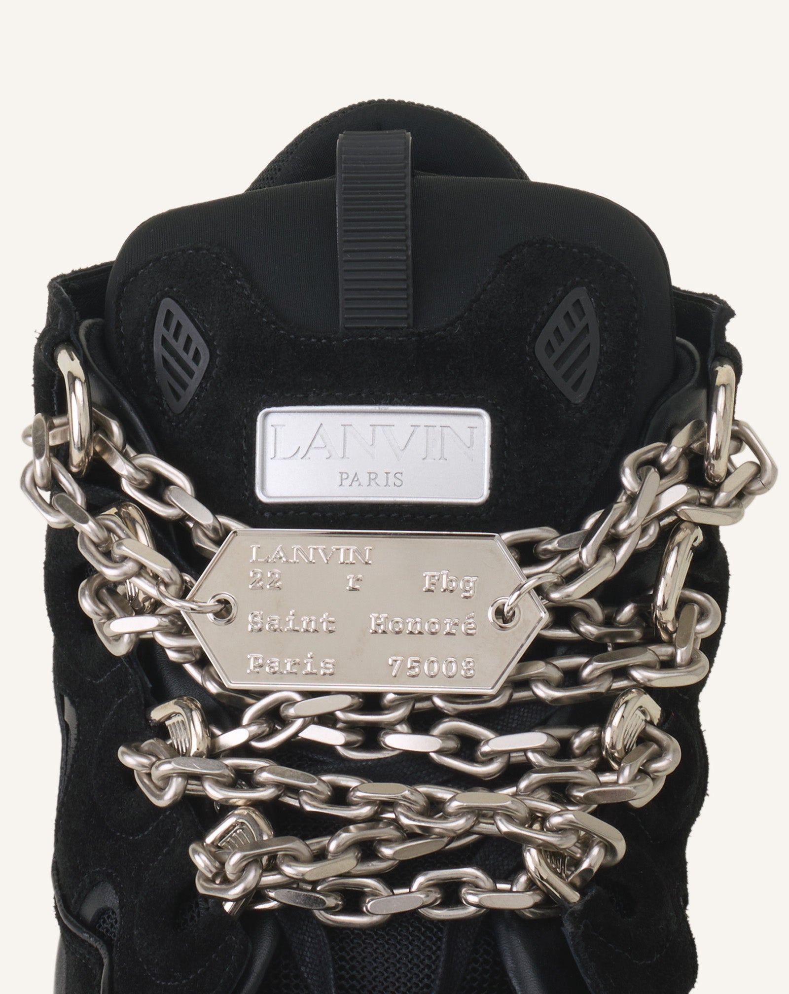 CURB SNEAKERS ID CHAIN IN SUEDE - Image 5