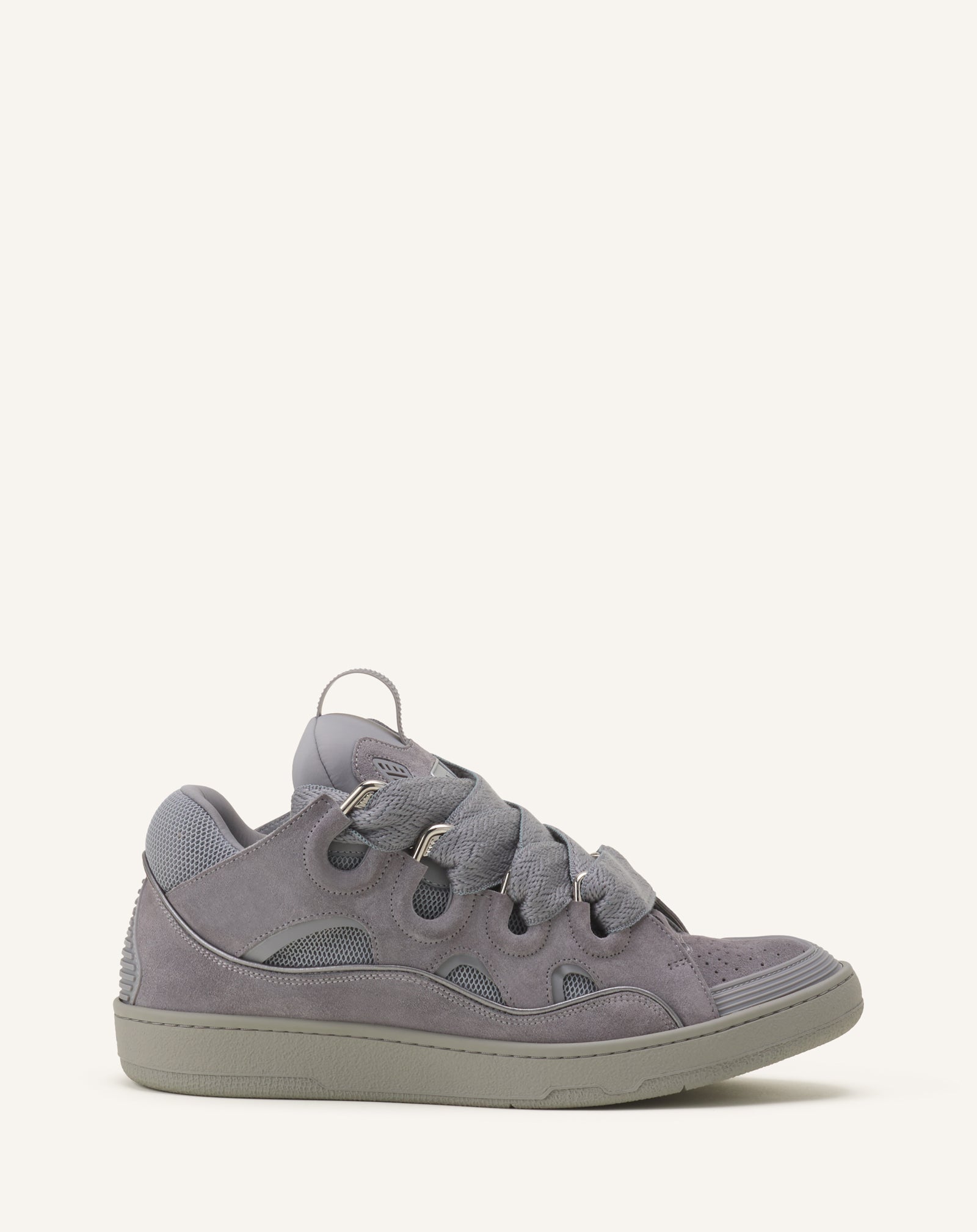CURB SNEAKERS IN MONOCHROME SUEDE