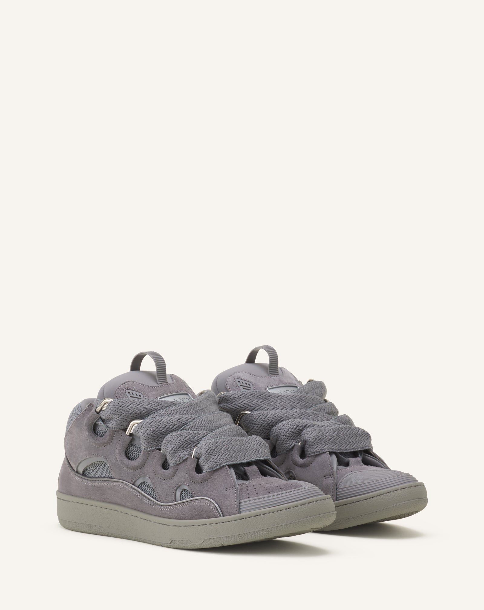 CURB SNEAKERS IN MONOCHROME SUEDE - Image 2