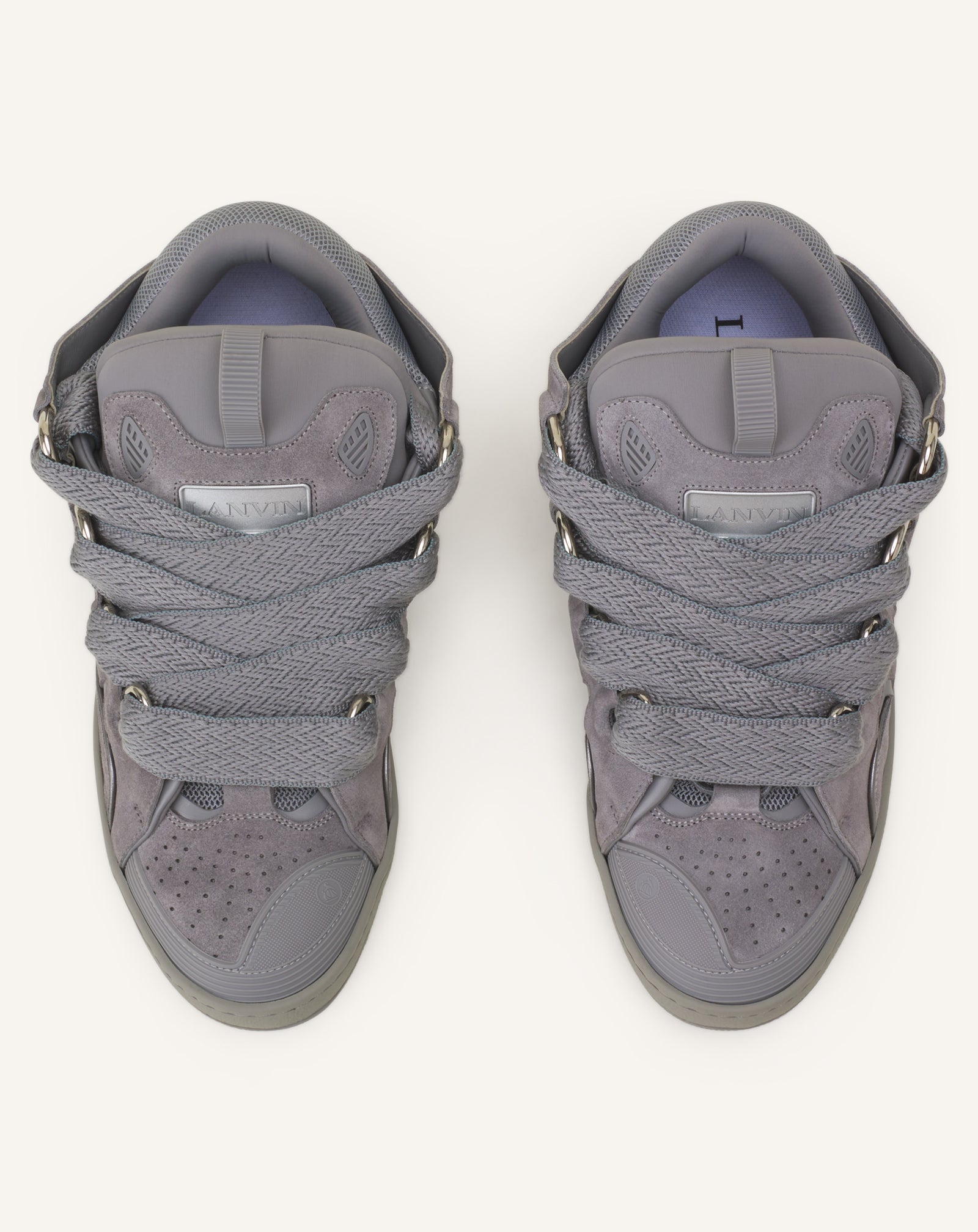 CURB SNEAKERS IN MONOCHROME SUEDE - Image 4