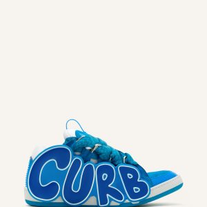 CURB PATCH  SNEAKERS IN LEATHER