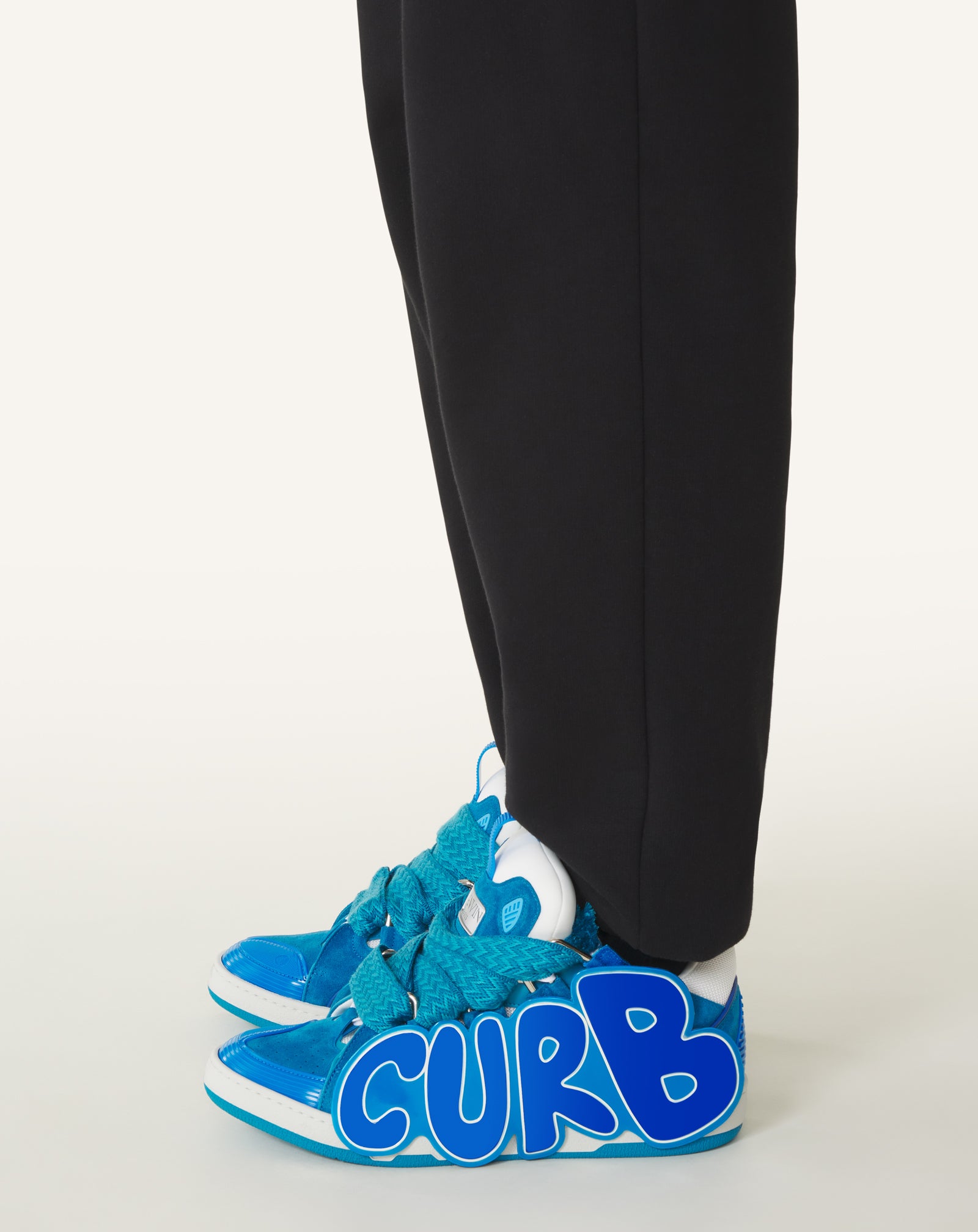 CURB PATCH SNEAKERS IN LEATHER - Image 11