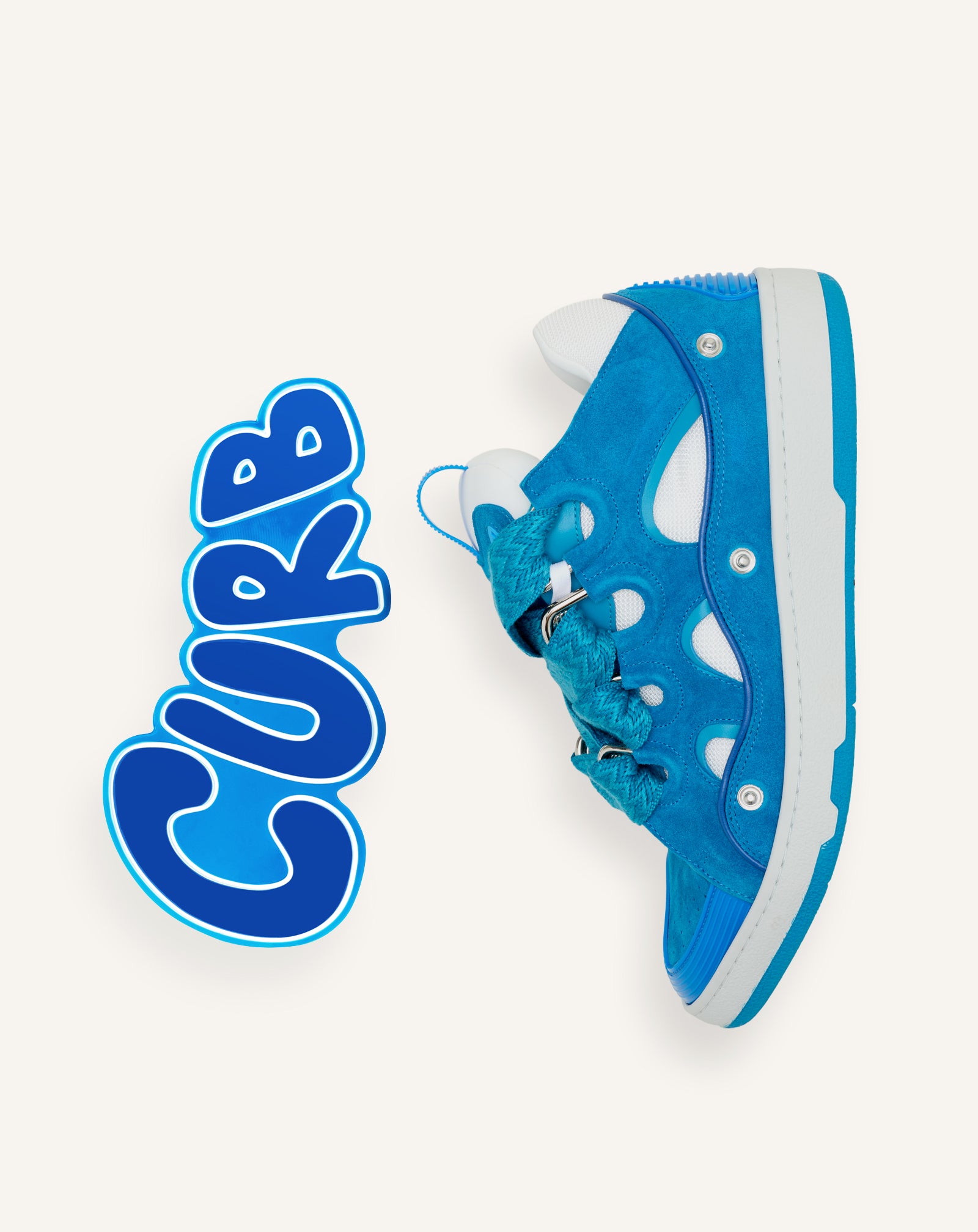 CURB PATCH SNEAKERS IN LEATHER - Image 4