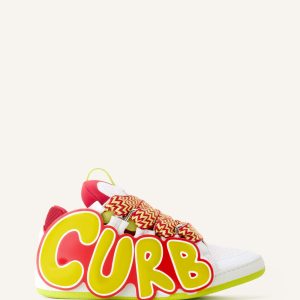 CURB PATCH  SNEAKERS IN LEATHER