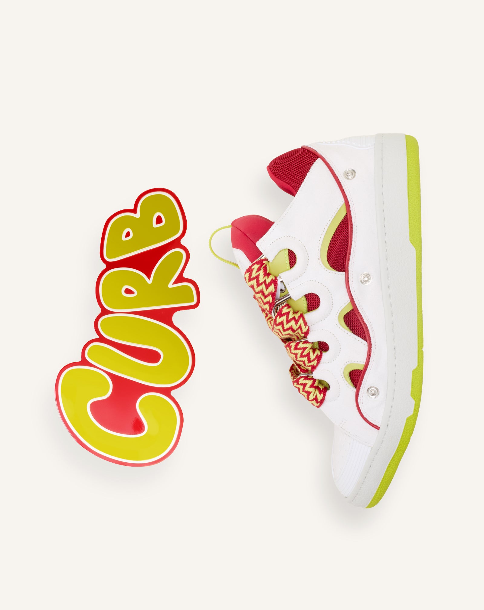 CURB PATCH SNEAKERS IN LEATHER - Image 4