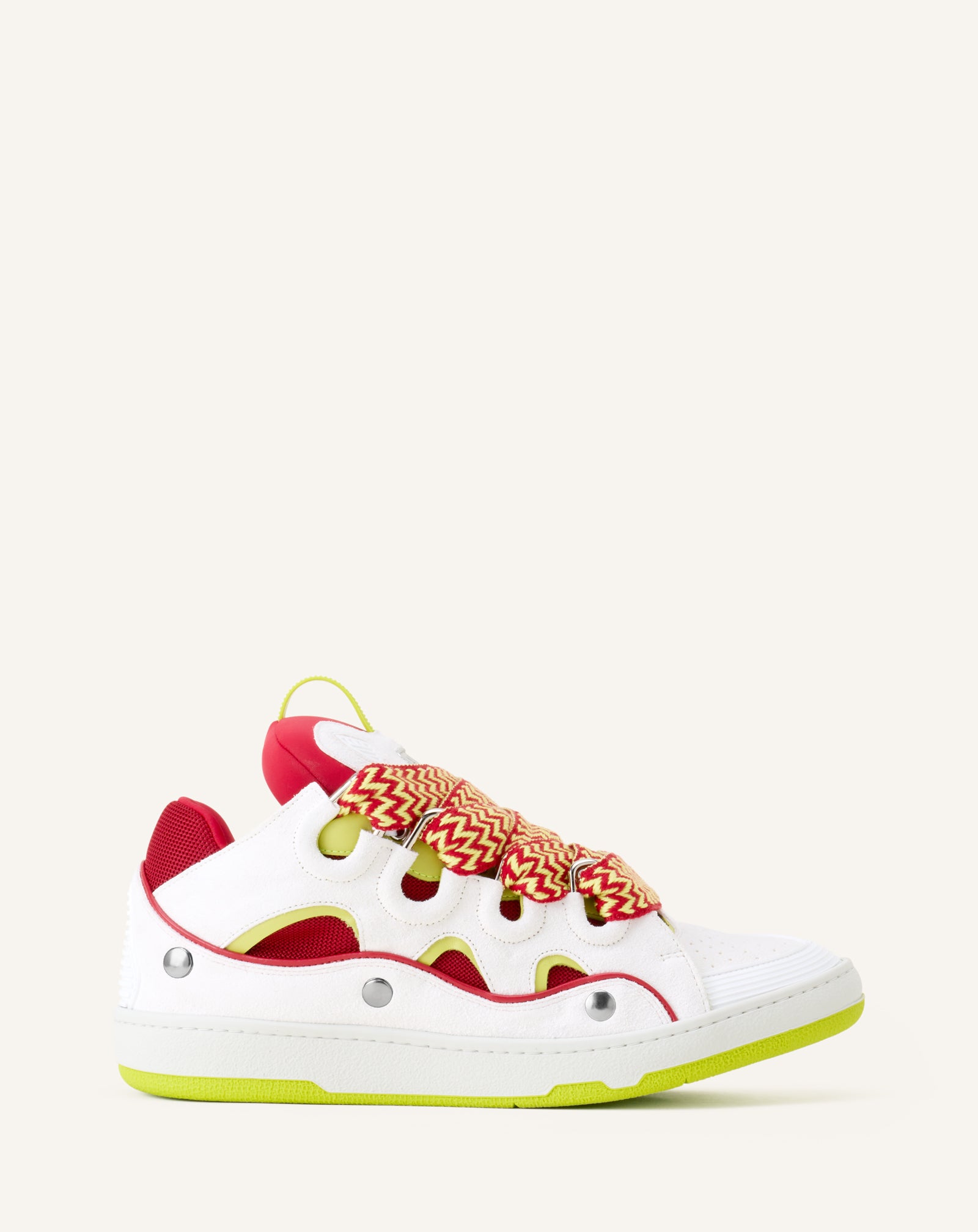 CURB PATCH SNEAKERS IN LEATHER - Image 2