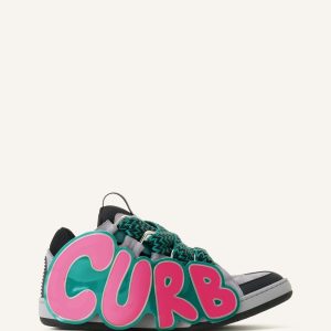 CURB PATCH  SNEAKERS IN LEATHER