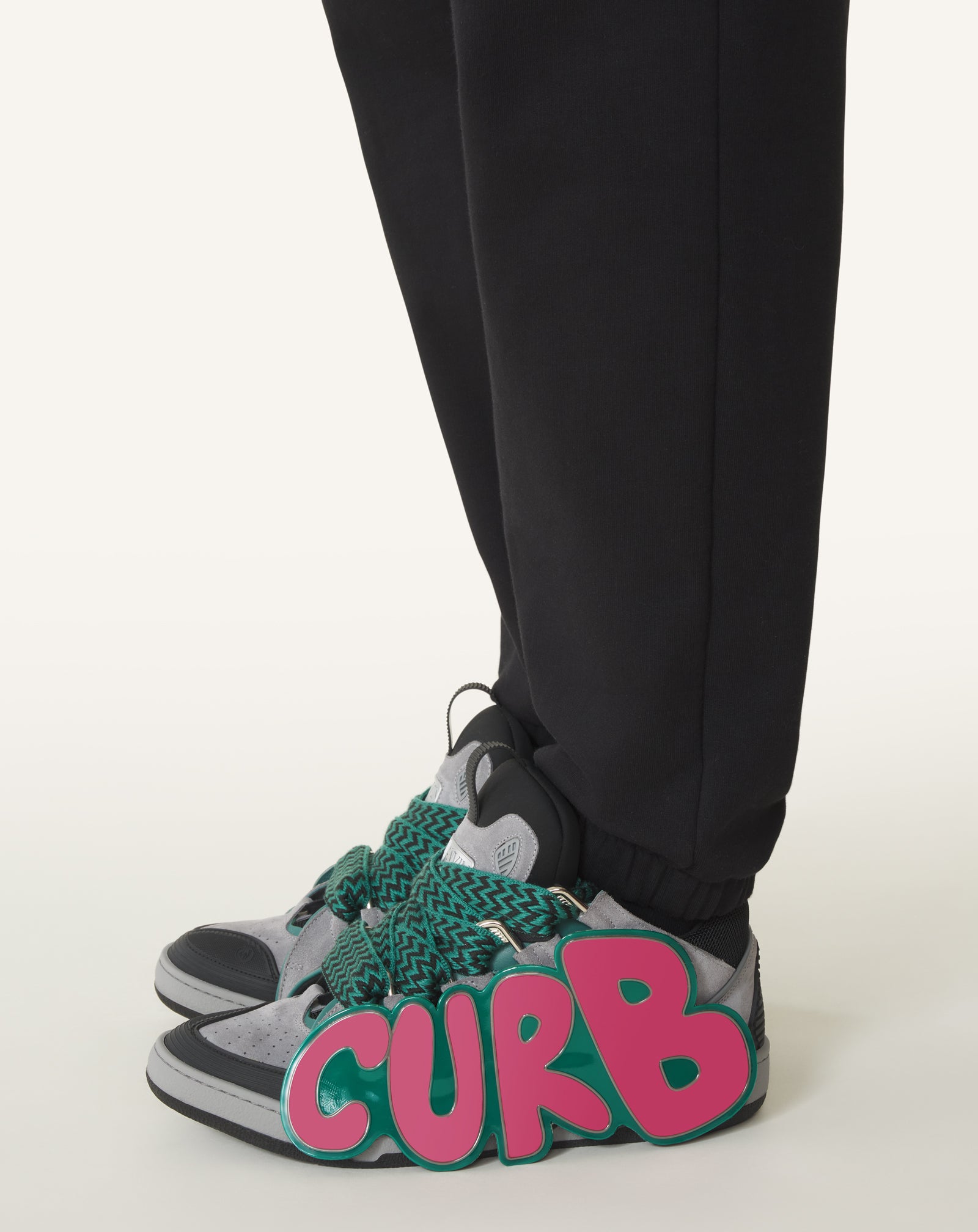 CURB PATCH SNEAKERS IN LEATHER - Image 11
